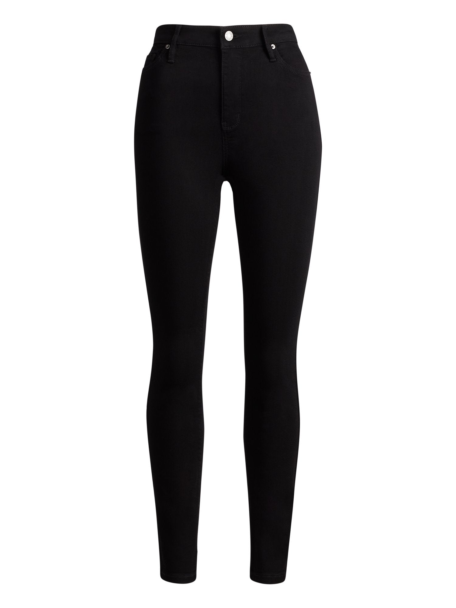 【black】New York High-Waisted Jeans (25) High-Waisted Super-Skinny Jeans - Black – New York & Company