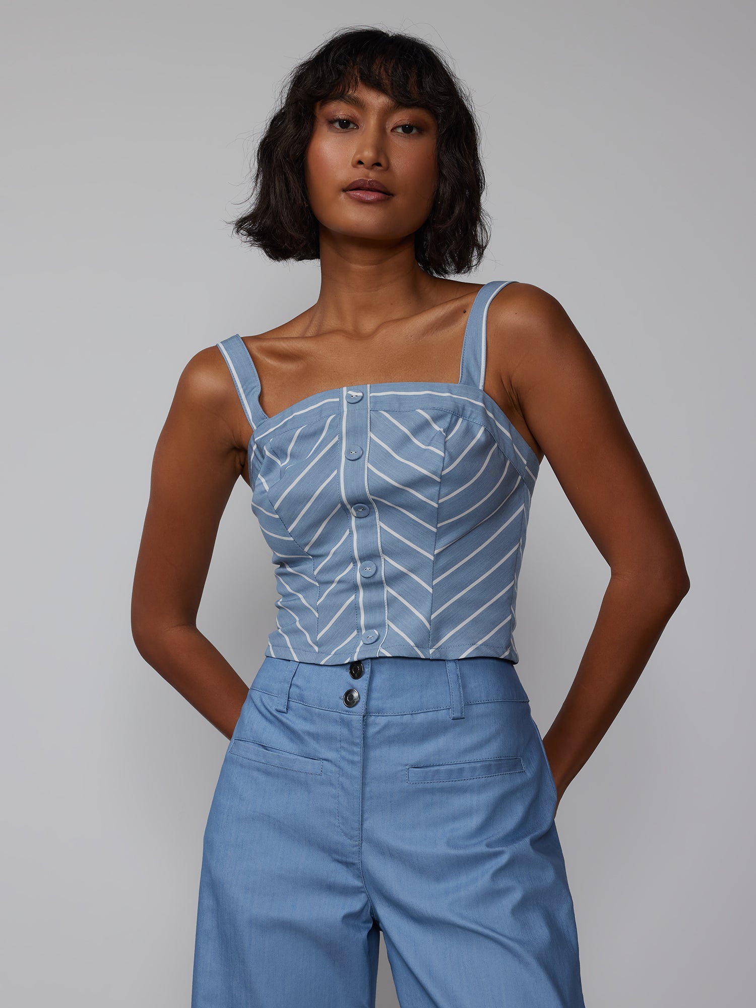 【レア】CFCL POTTERY SLEEVELESS TOP ブルー CFCL POTTERY SLEEVELESS TOP レア】CFCL POTTERY SLEEVELESS TOP