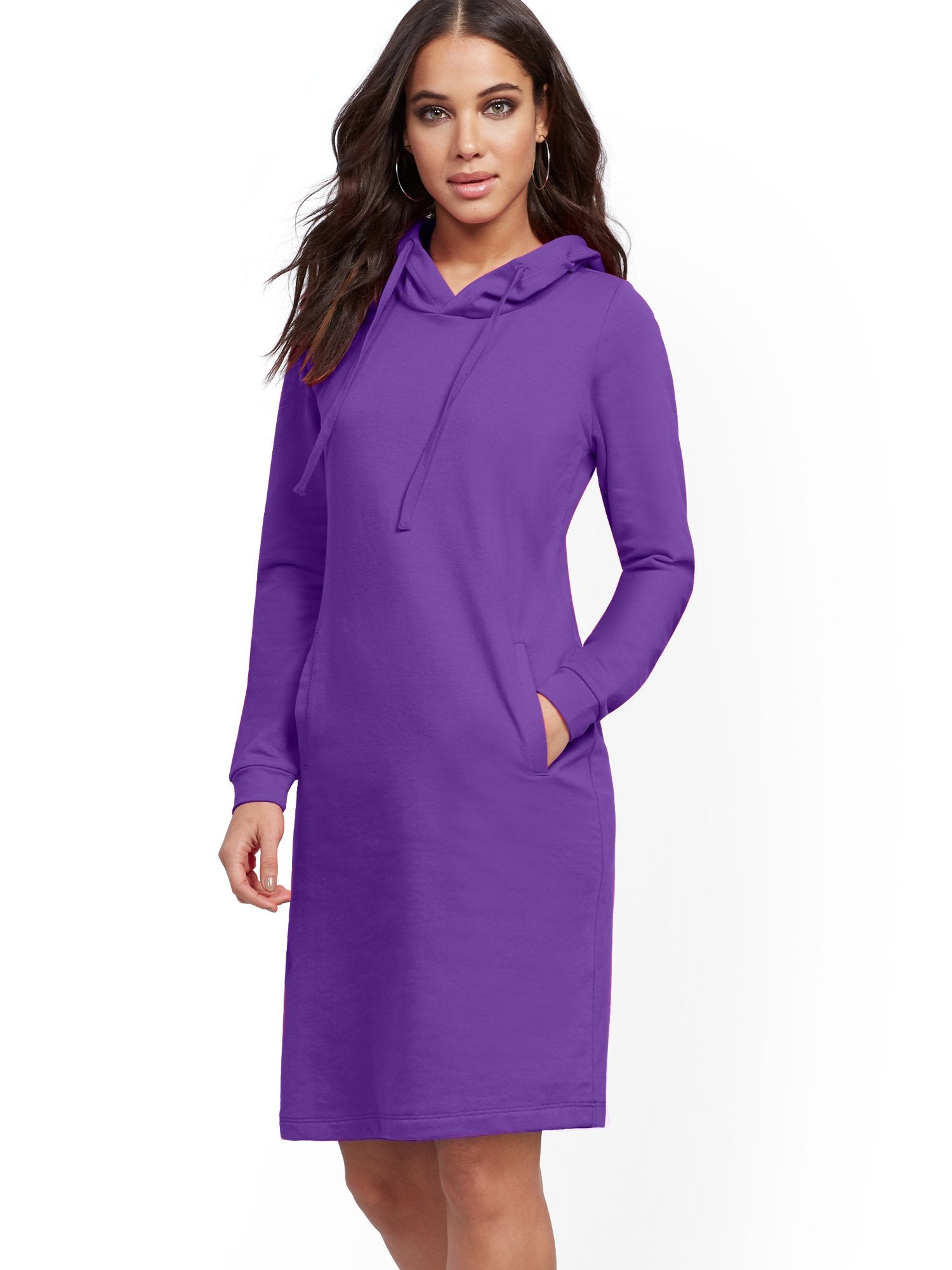 Hooded Sweatshirt Dress – New York & Company