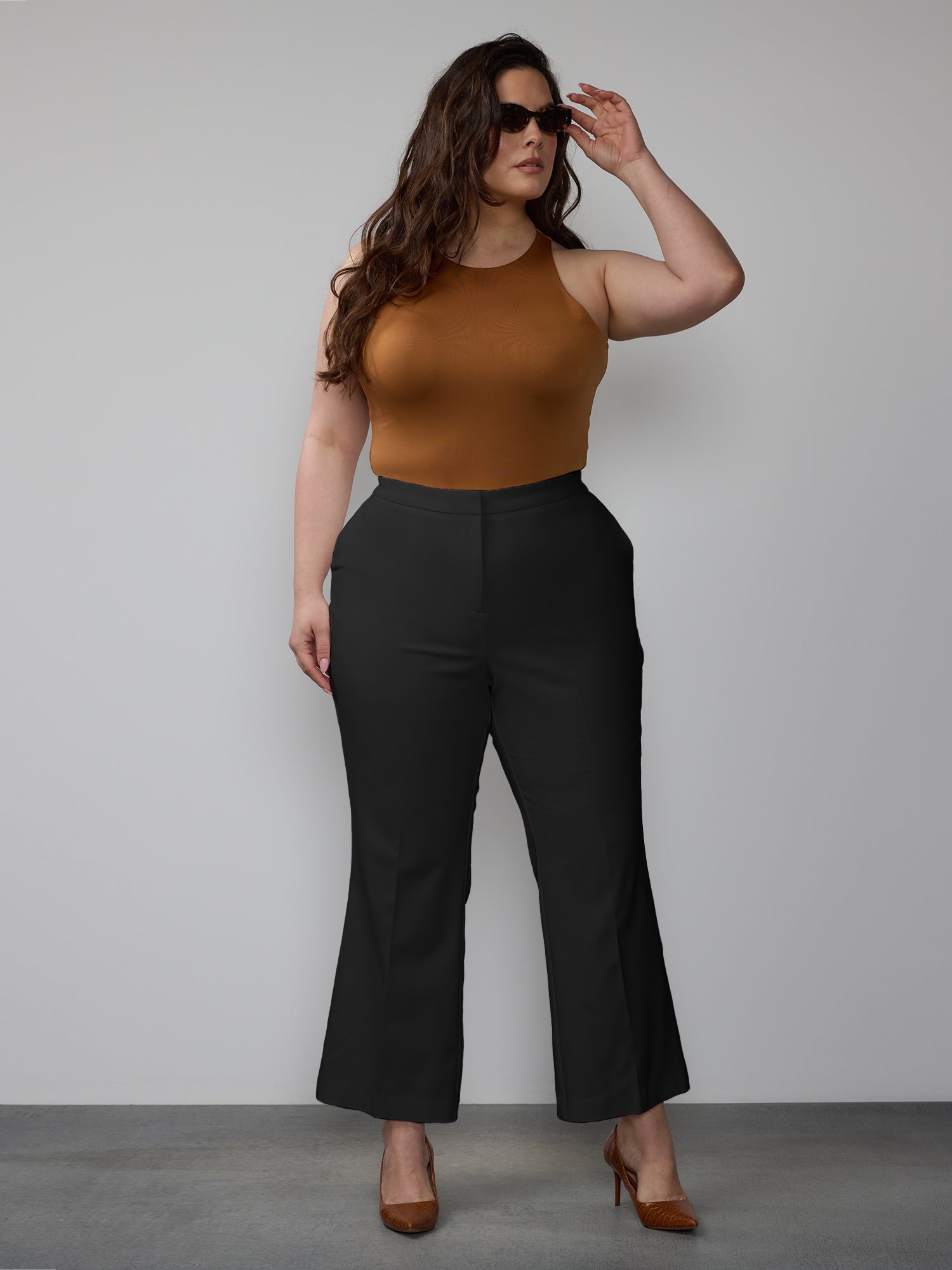 Plus Essential High Rise Bootcut Pant – New York & Company