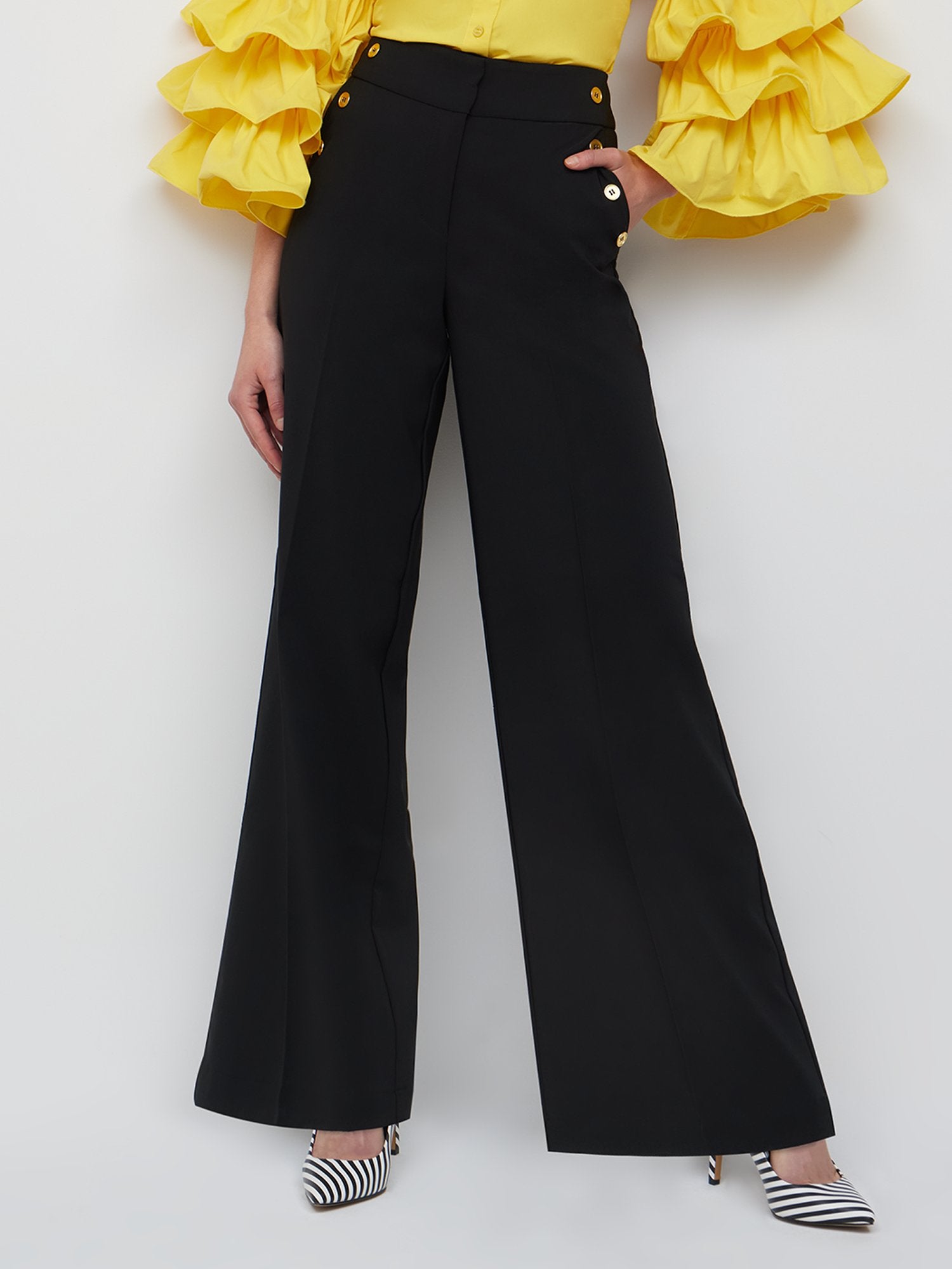 Super High-Waisted Sailor Wide-Leg Pant – New York & Company