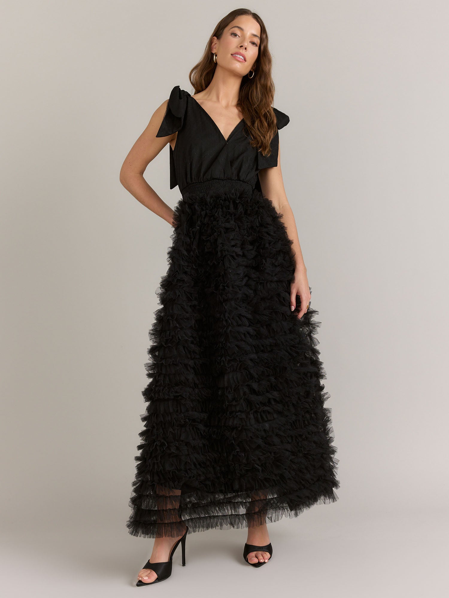 Just Me Sleeveless Ruffled Dress - Brands We Love  New York & Company
