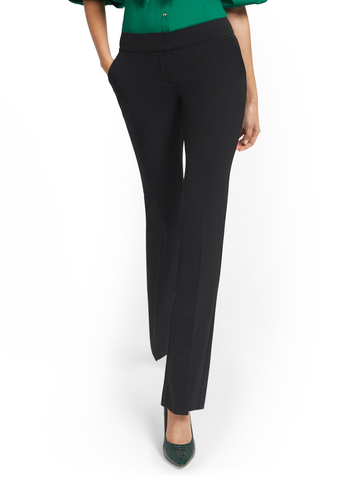 Tall Straight-Leg Pant - Essential Stretch - 7th Avenue New York & Company Tall Straight-Leg Pant - Essential Stretch - 7th Avenue New York & Company