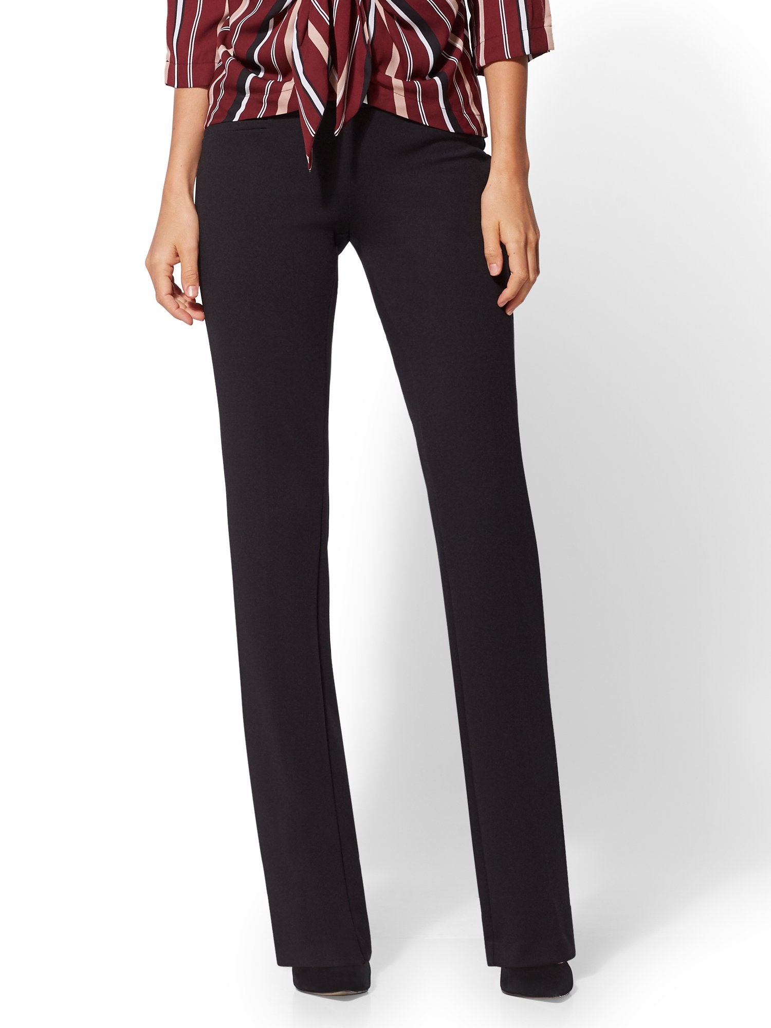 Pull-On Bootcut Pant - Signature Fit - 7th Avenue New York & Company Pull-On Bootcut Pant - Signature Fit - 7th Avenue New York & Company