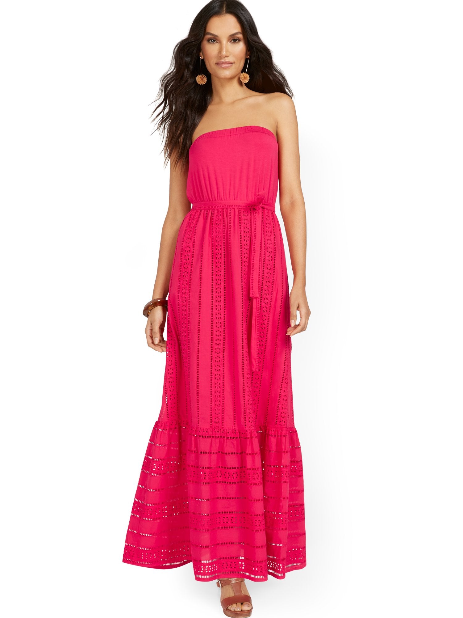 green emerald velvet dress Tall Eyelet Maxi Dress