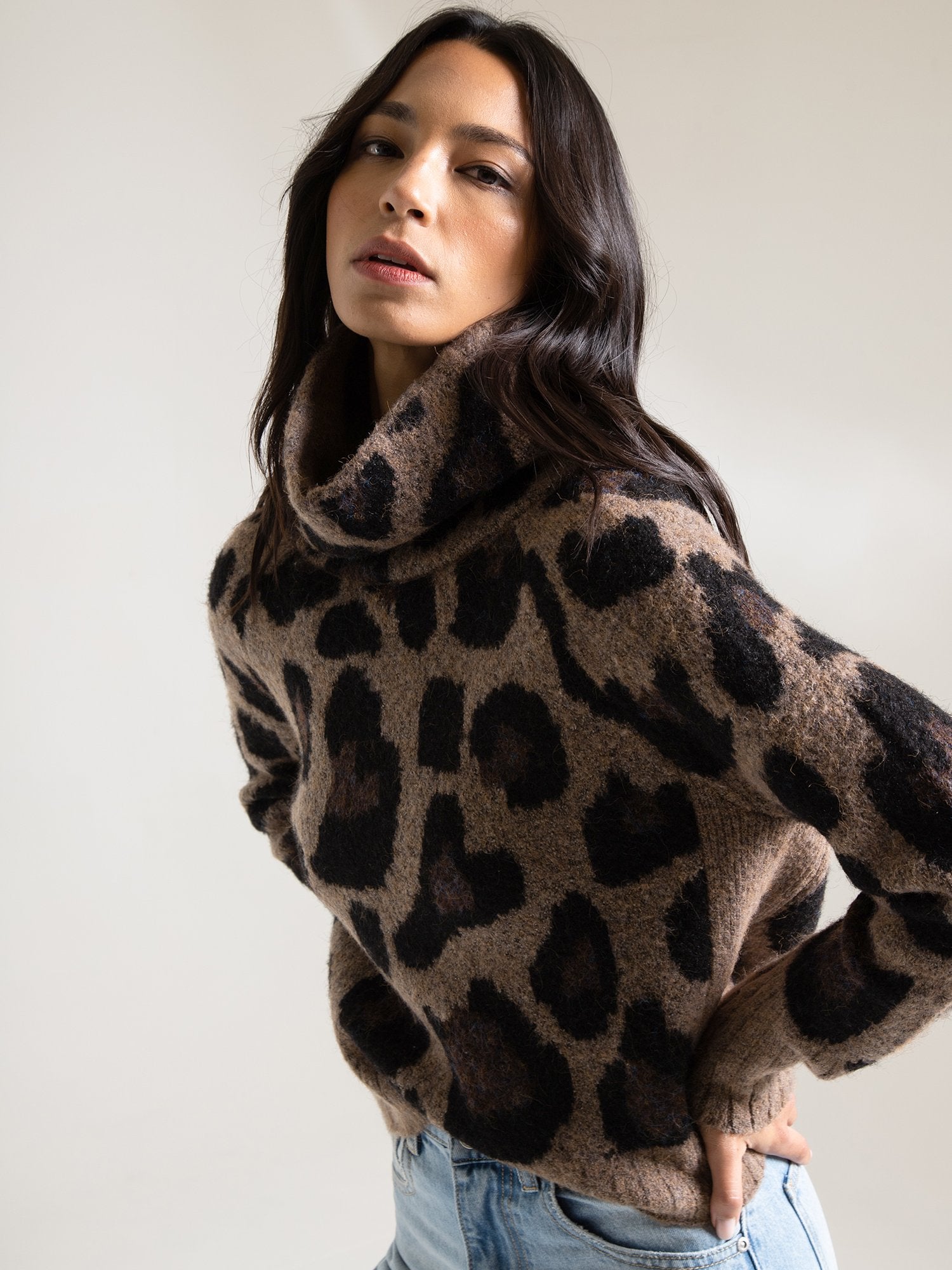 RD Style Leopard Knit Sweater - Brands We Love – New York & Company