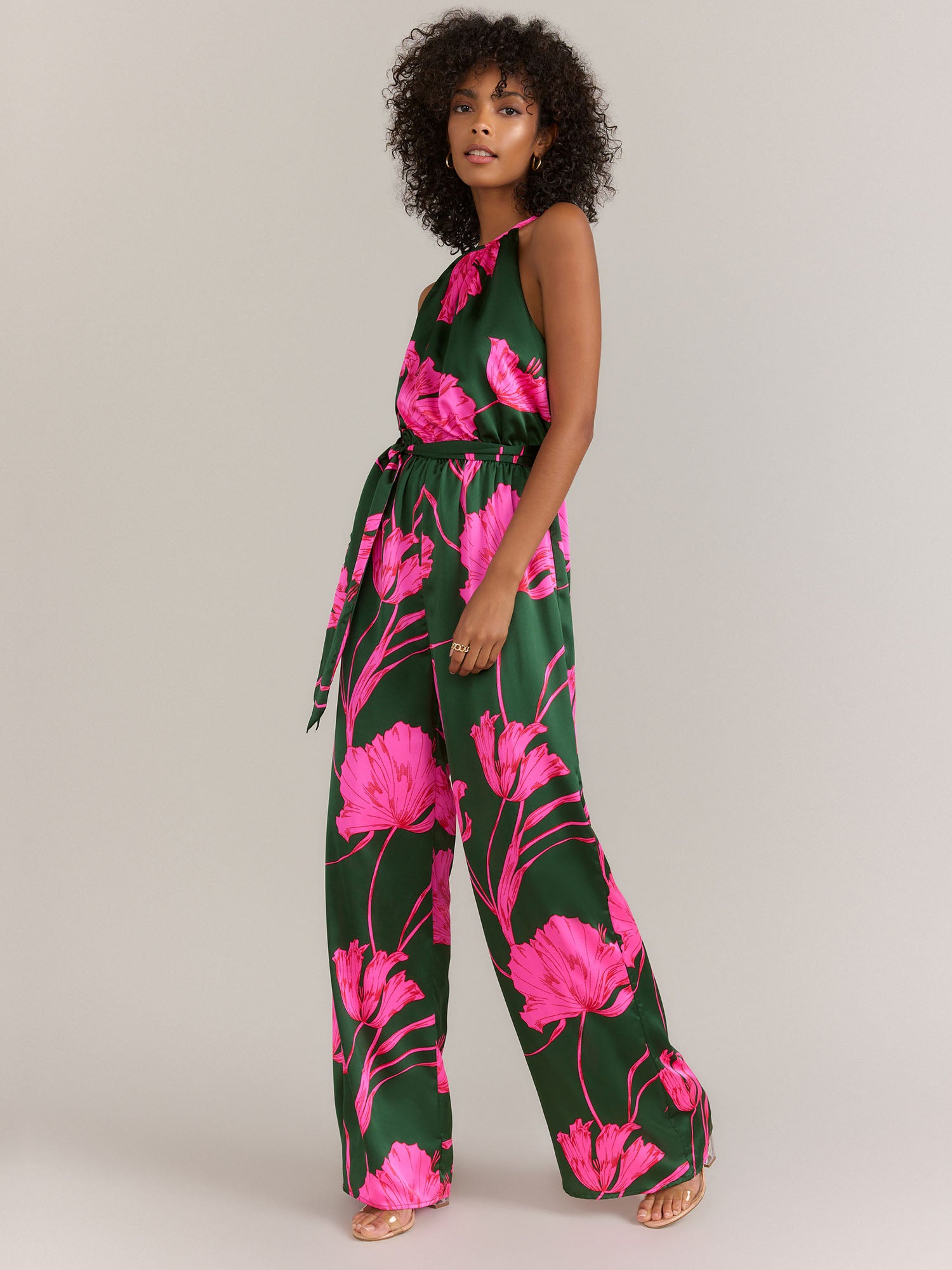 Sugarlips Halter Neck Floral Jumpsuit Brands We Love – New York