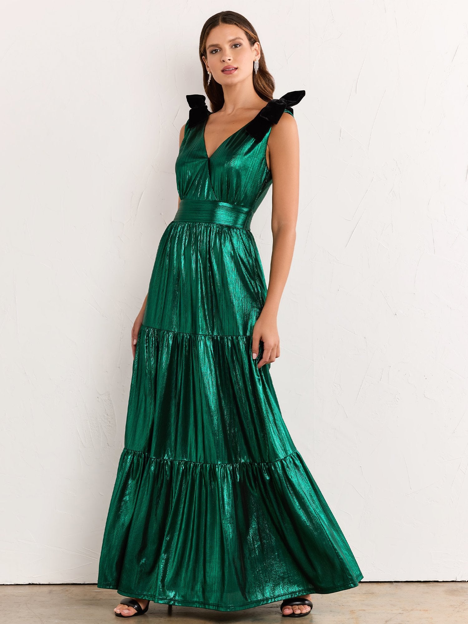 Liquid Satin Evening Maxi Dress - Sugarlips Liquid Satin Evening Maxi Dress - Sugarlips