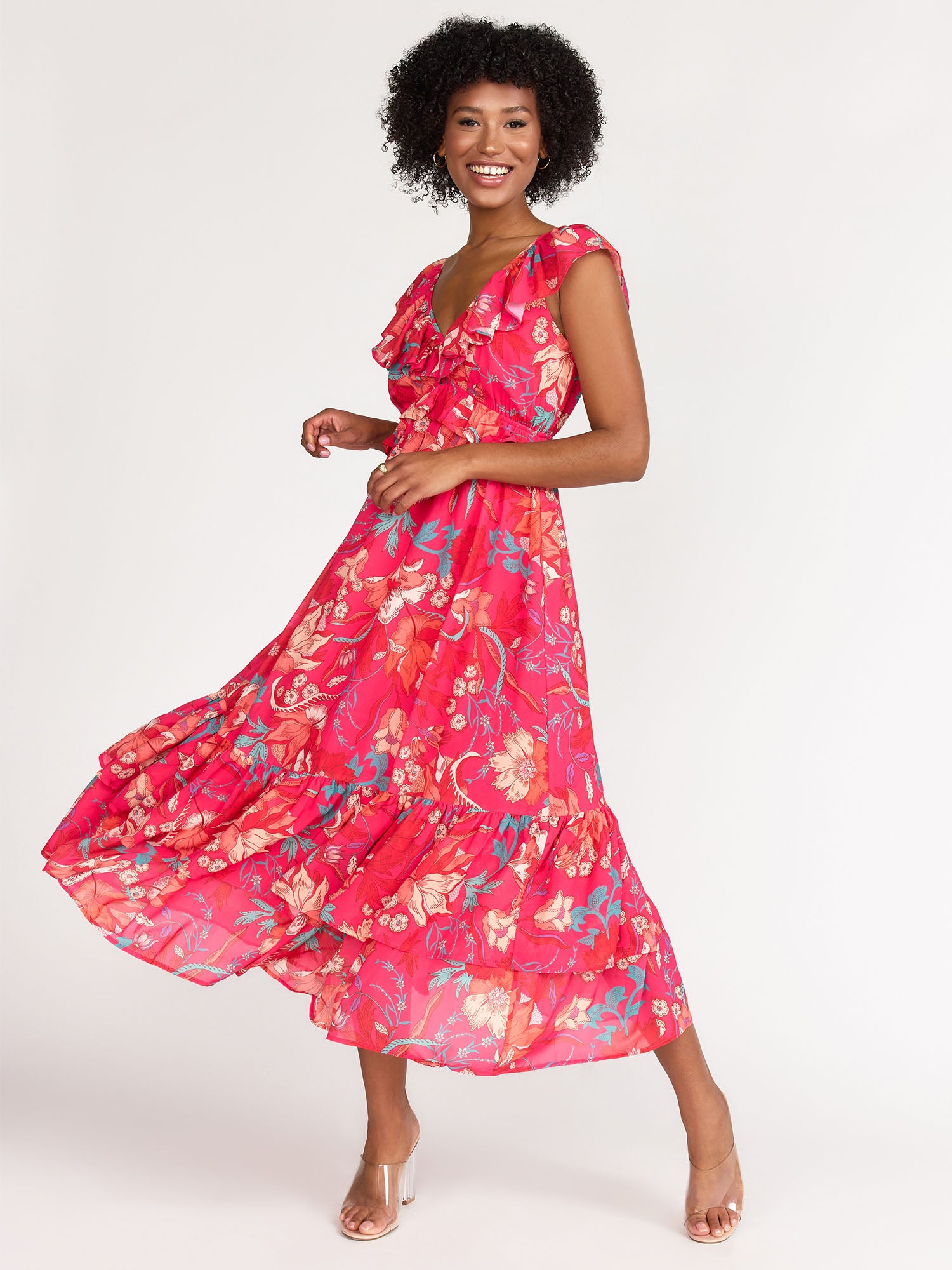 Love The Feeling Floral Maxi Dress - Flying Tomato New York & Company Love The Feeling Floral Maxi Dress - Flying Tomato New York & Company