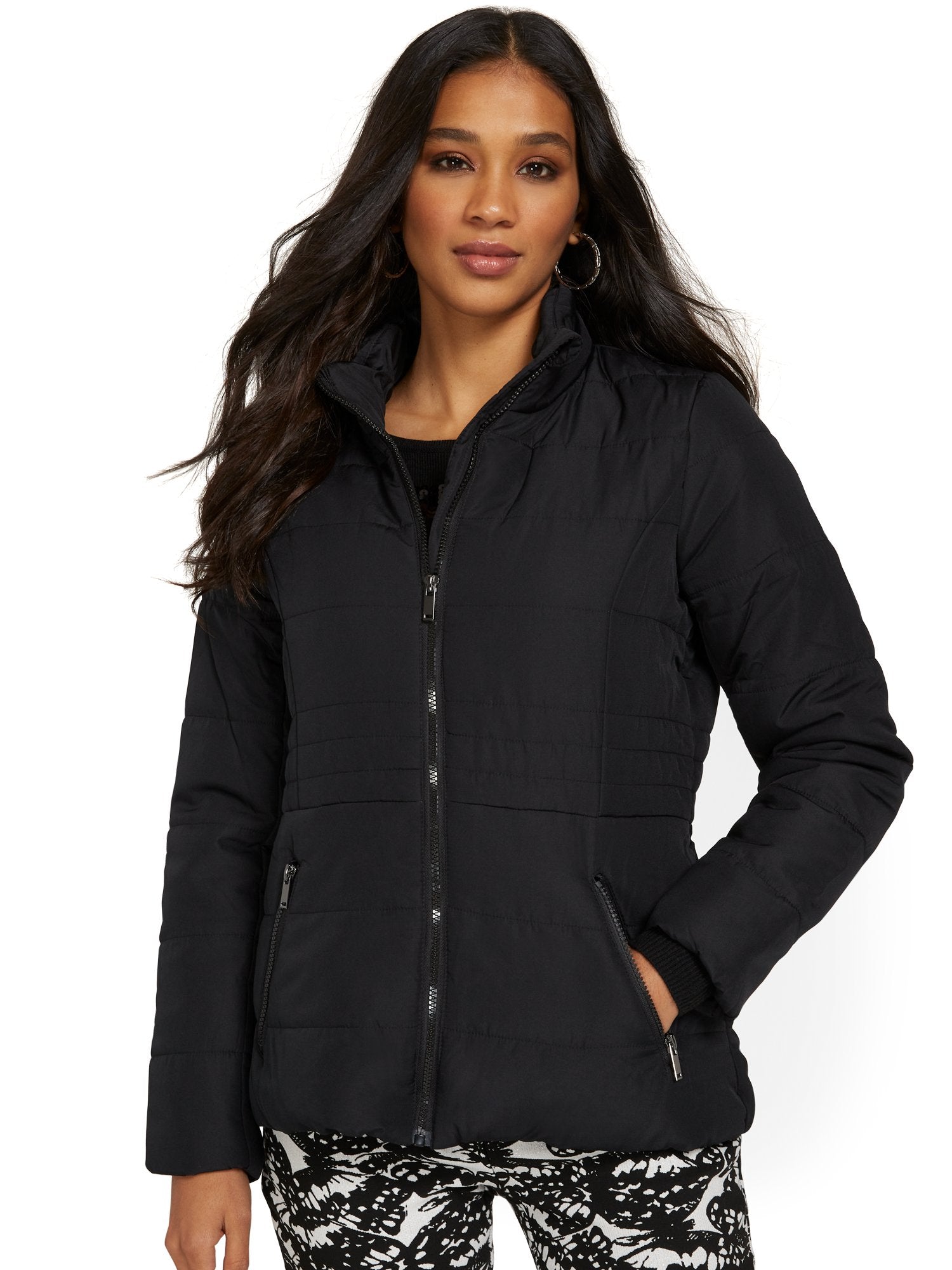 Seamed Puffer Jacket – New York & Company