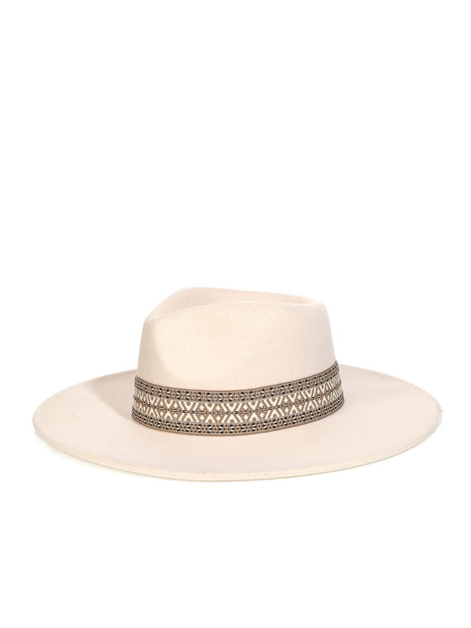 Fame Accessories Woven-Band Panama Hat - Brands We Love  display picture 3