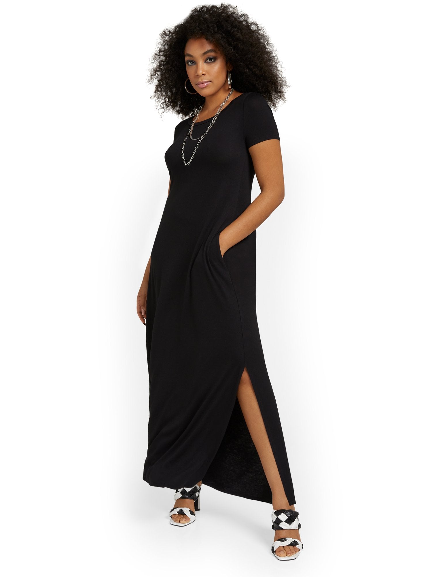 T-Shirt Maxi Dress New York & Company T-Shirt Maxi Dress New York & Company