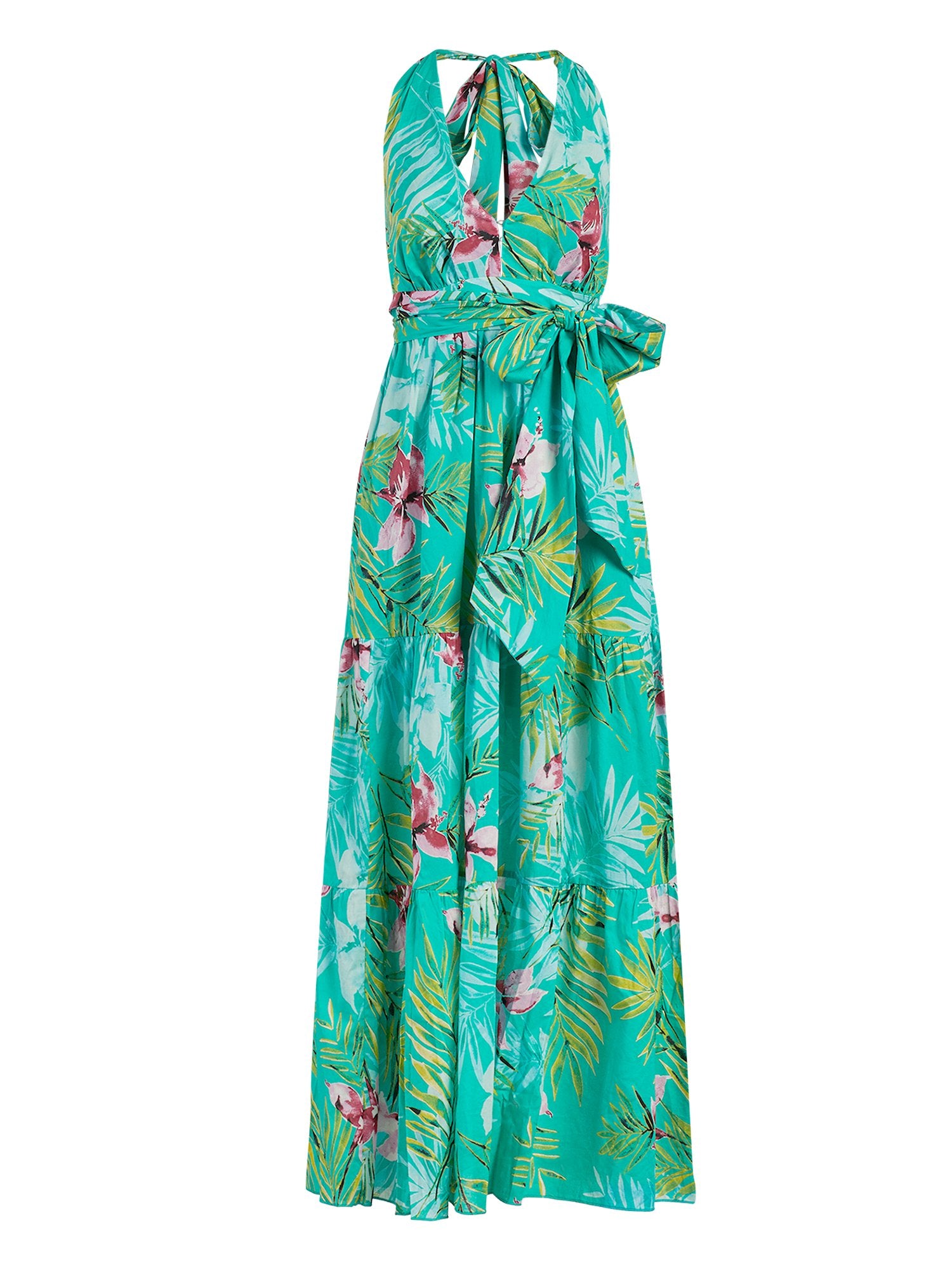 Green Halter Maxi Dress New York & Company Green Halter Maxi Dress New York & Company