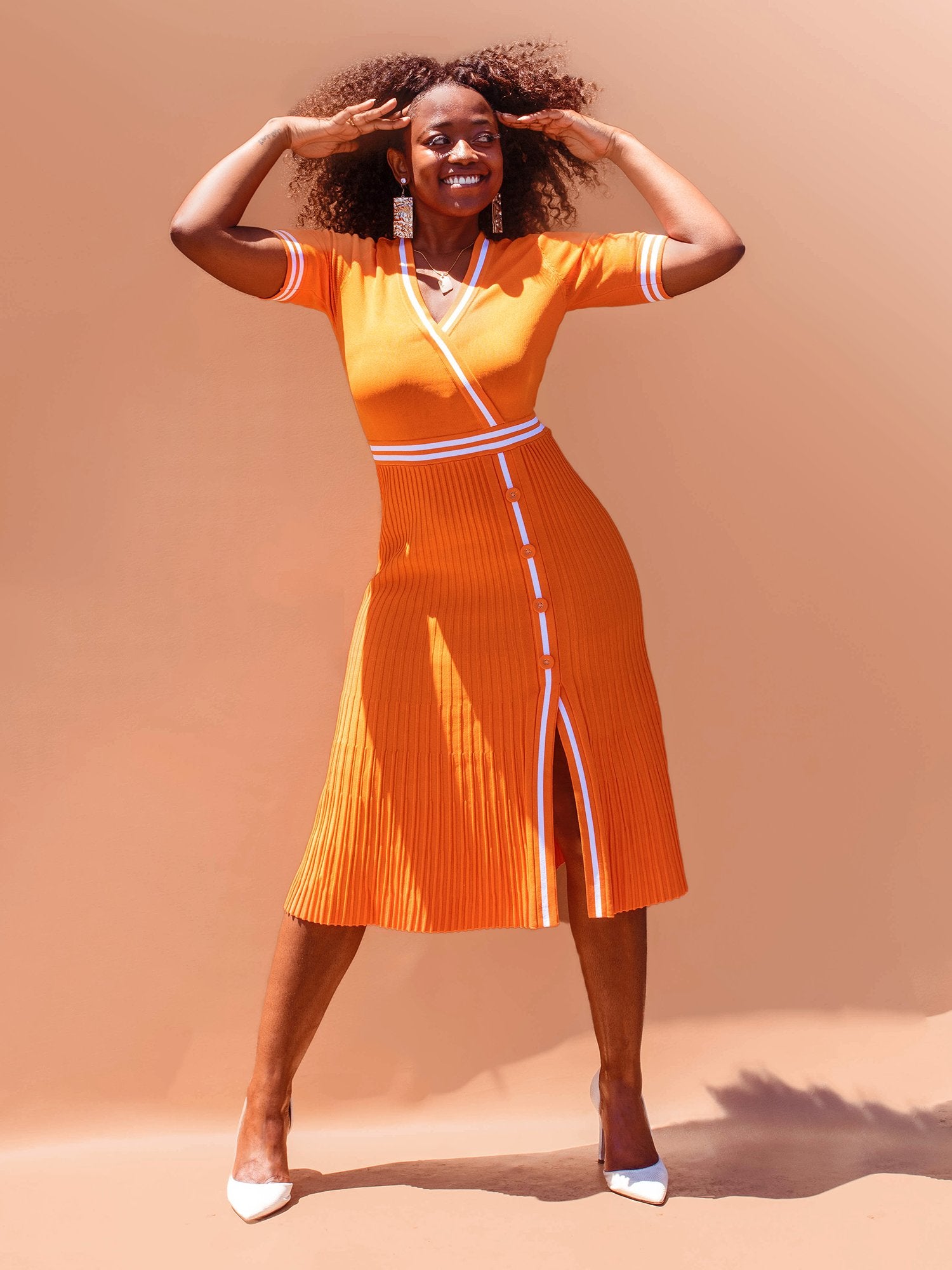 V-Neck Sweater Dress - The NY&C Legacy Collection – New York & Company