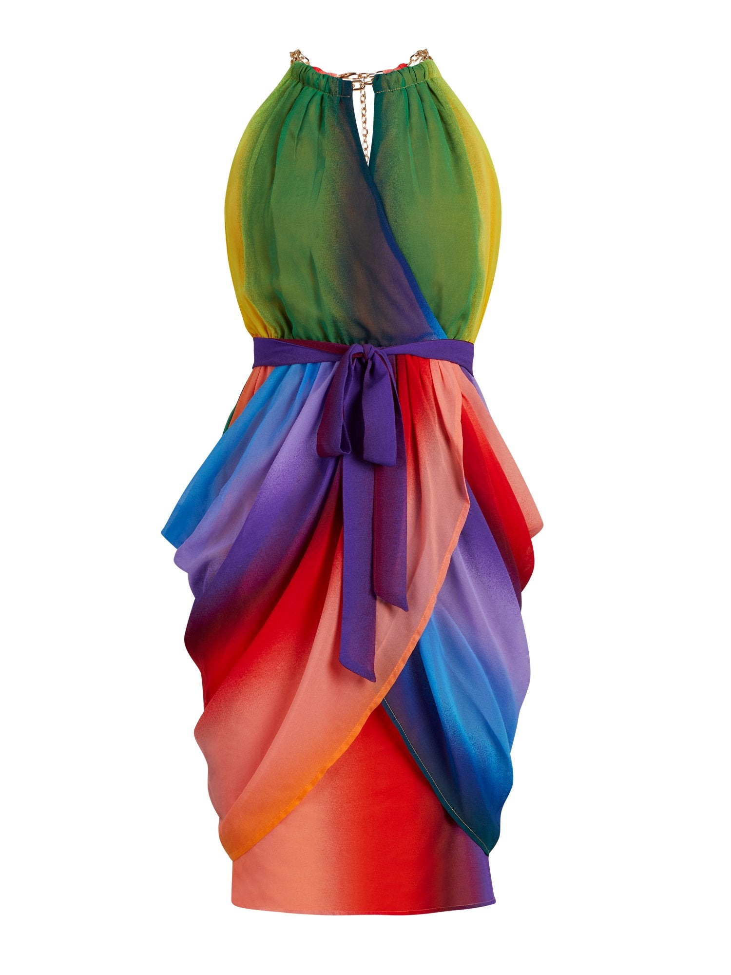 Rainbow Draped Dress Rainbow Draped Dress