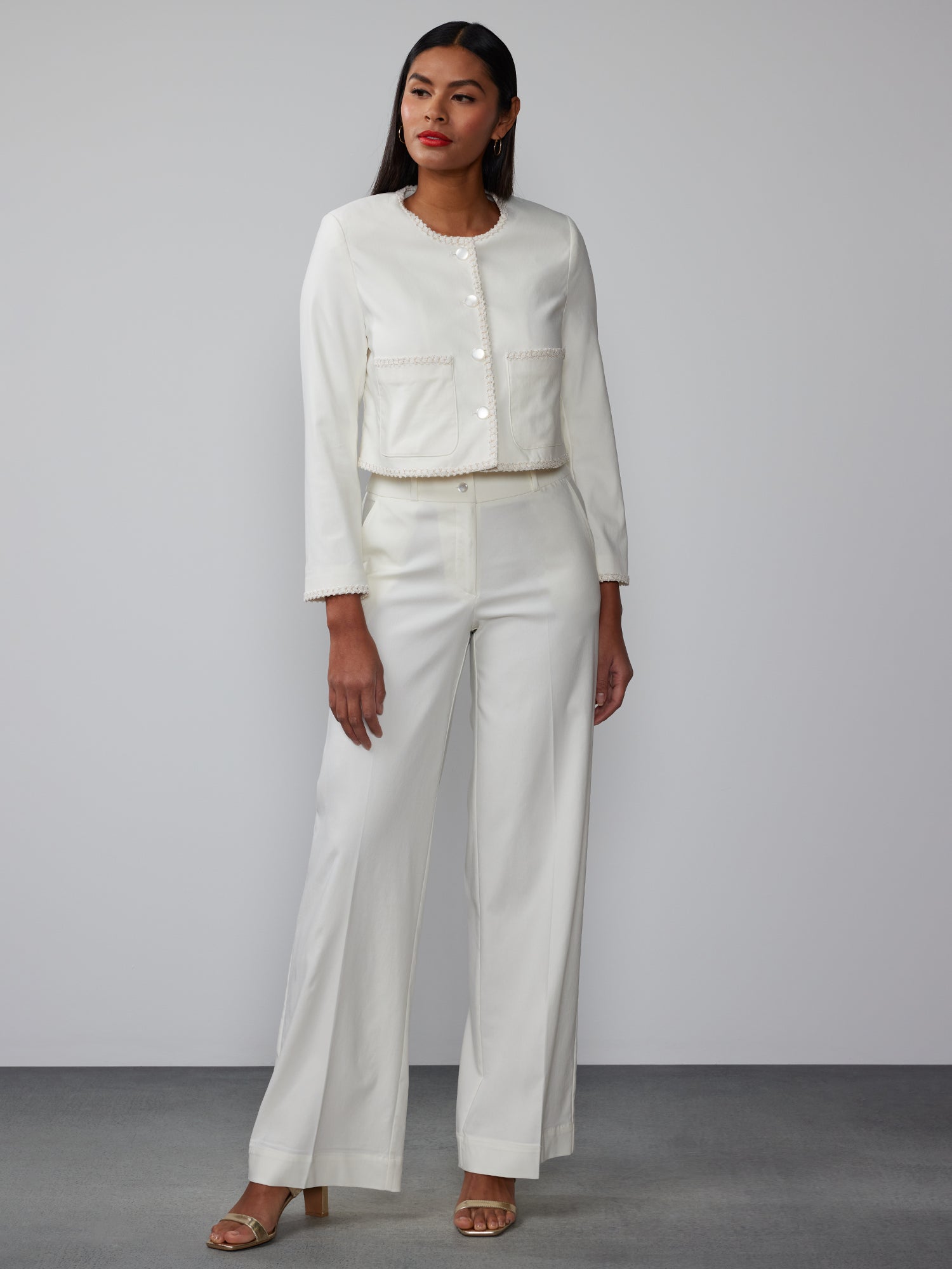 ny & co dress pants Wide Leg Tie Waist Pant – New York & Company