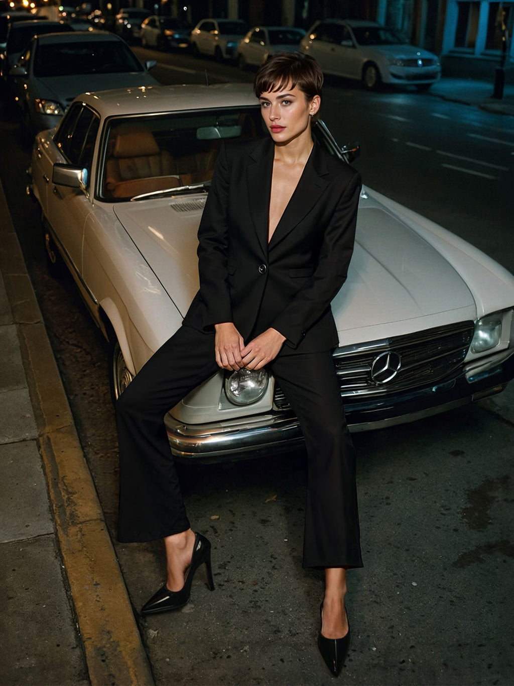 High Rise Wide Leg Pant