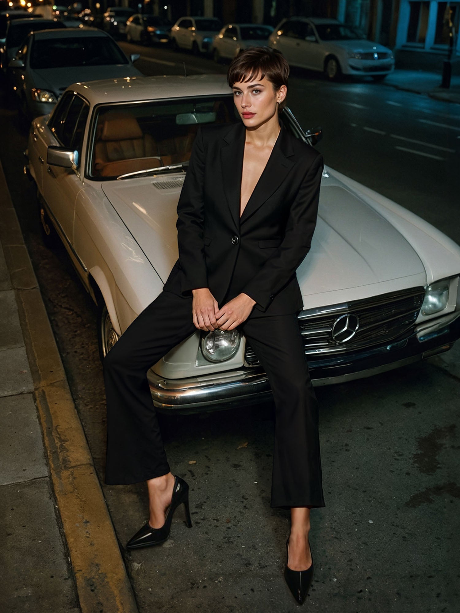 High Rise Wide Leg Pant