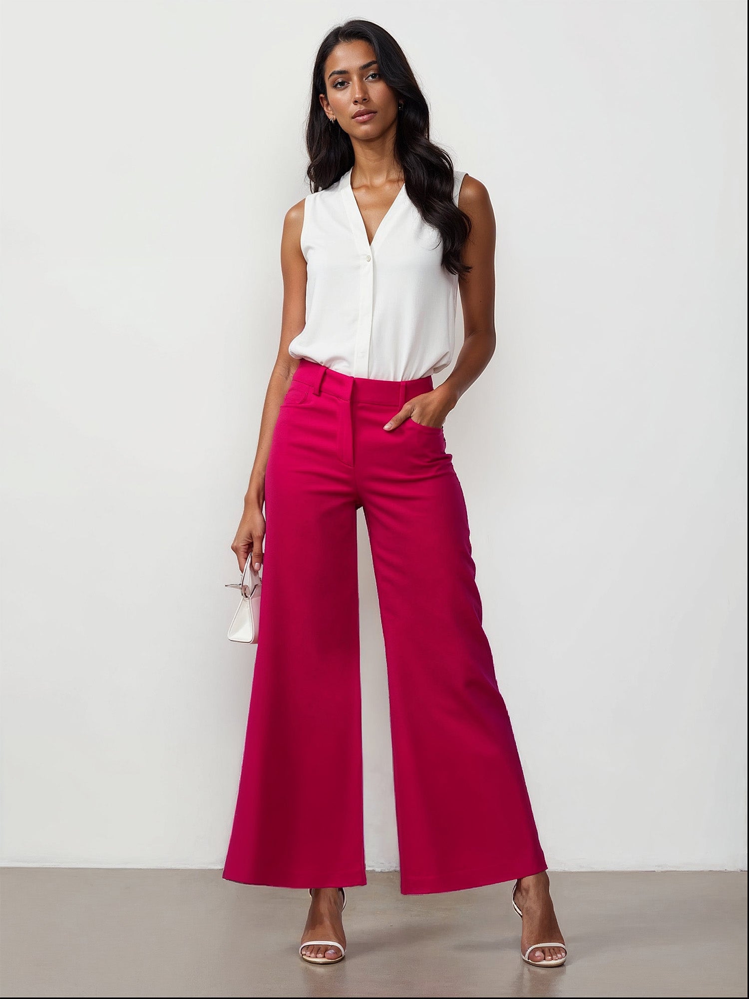High Rise Wide Leg Pant | New York & Company