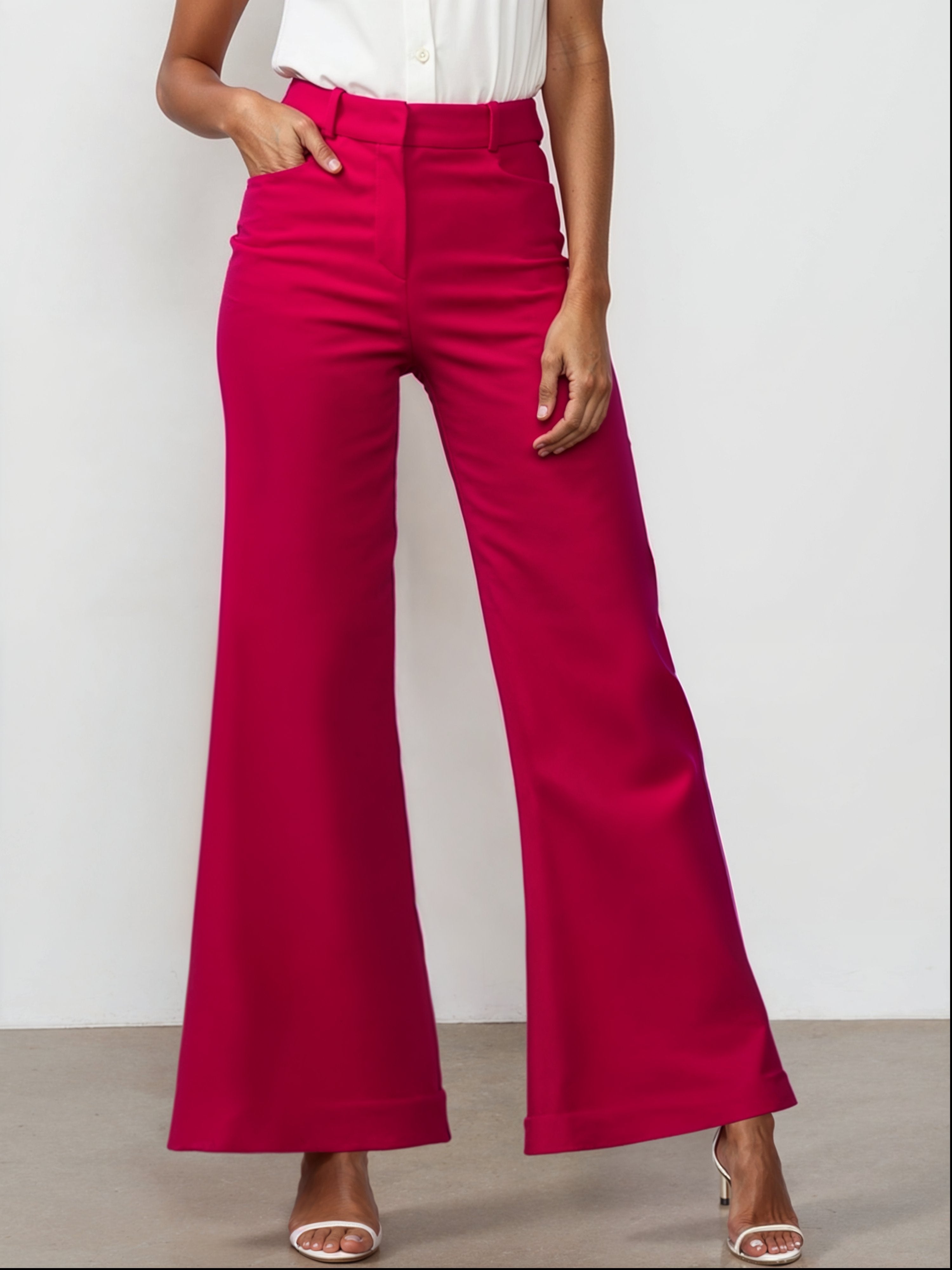 High Rise Wide Leg Pant | New York & Company