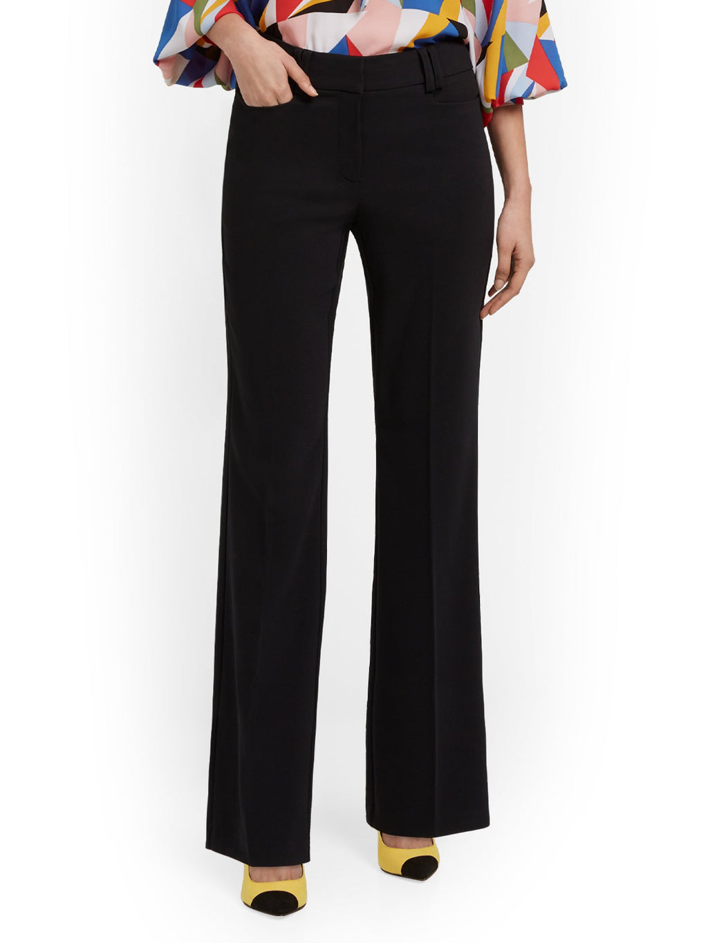 Tall High-Waisted Curvy-Fit Wide-Leg Pant
