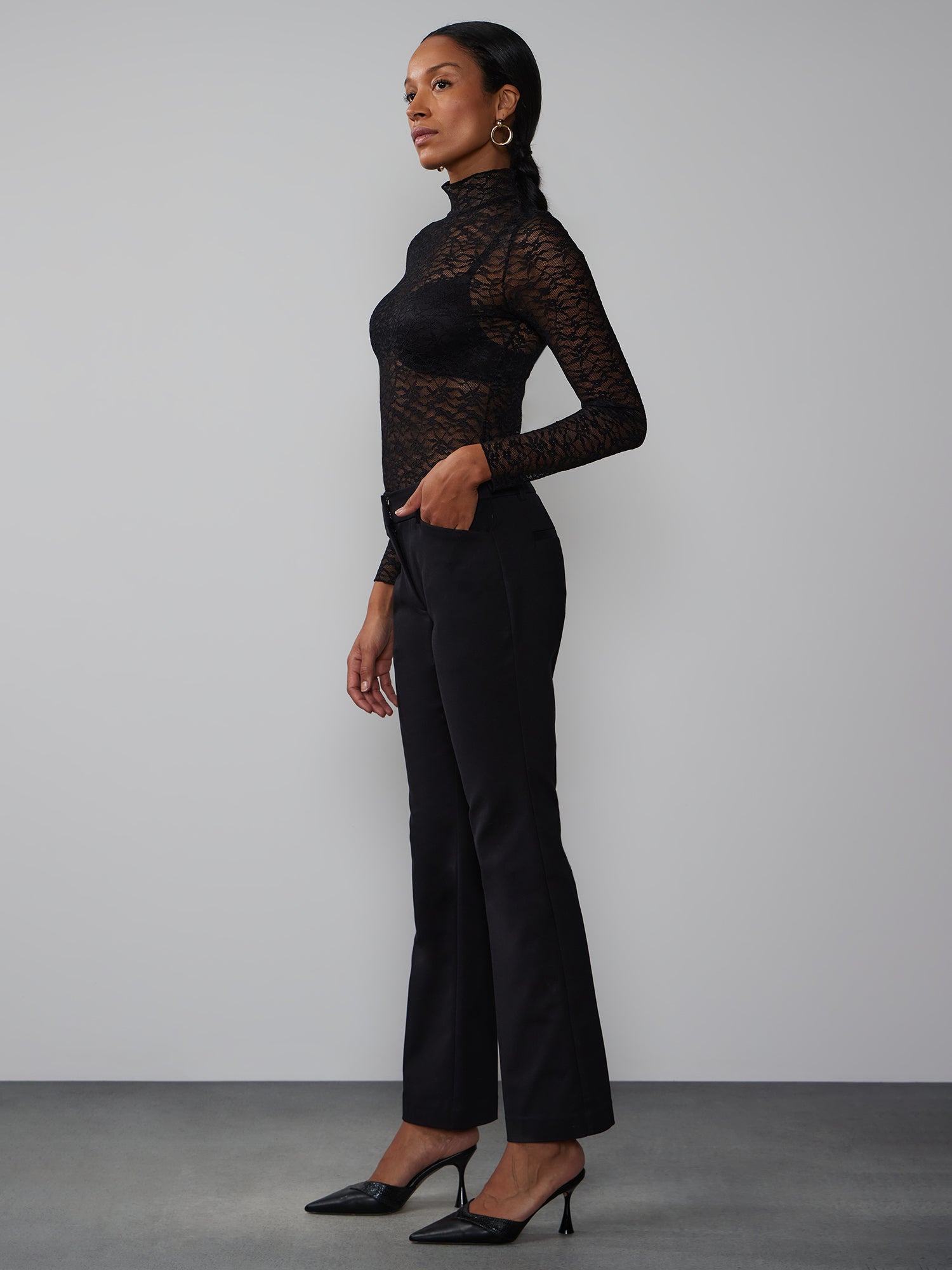 All-Season Stretch Mid Rise Bootcut Pant – New York & Company