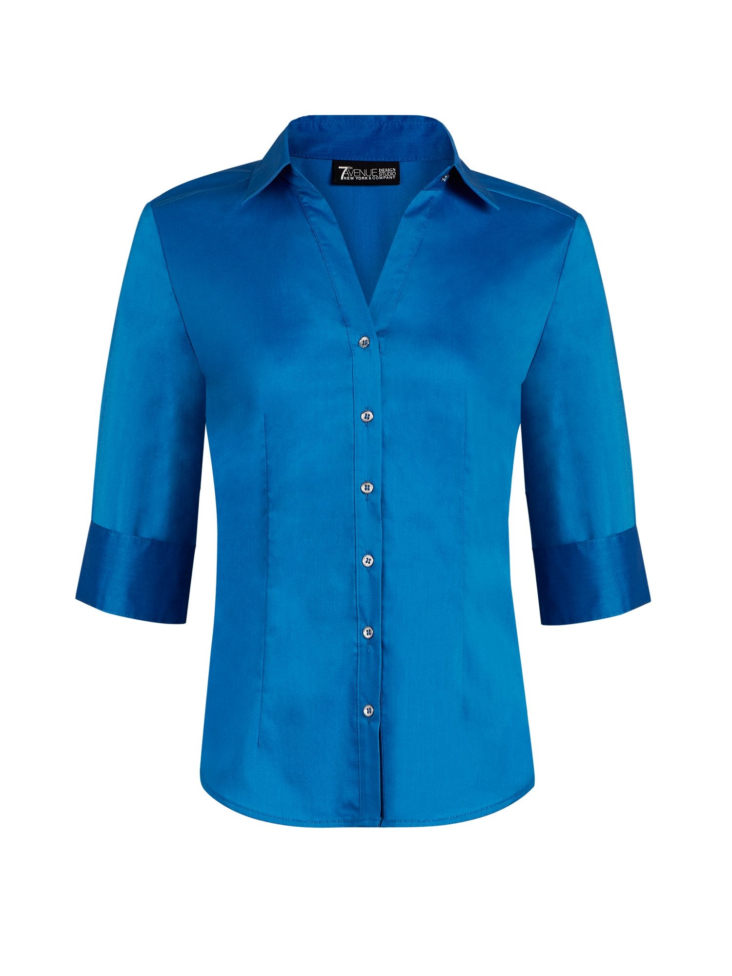 Madison Stretch Shirt - Secret Snap - 7th Avenue – New York & Company