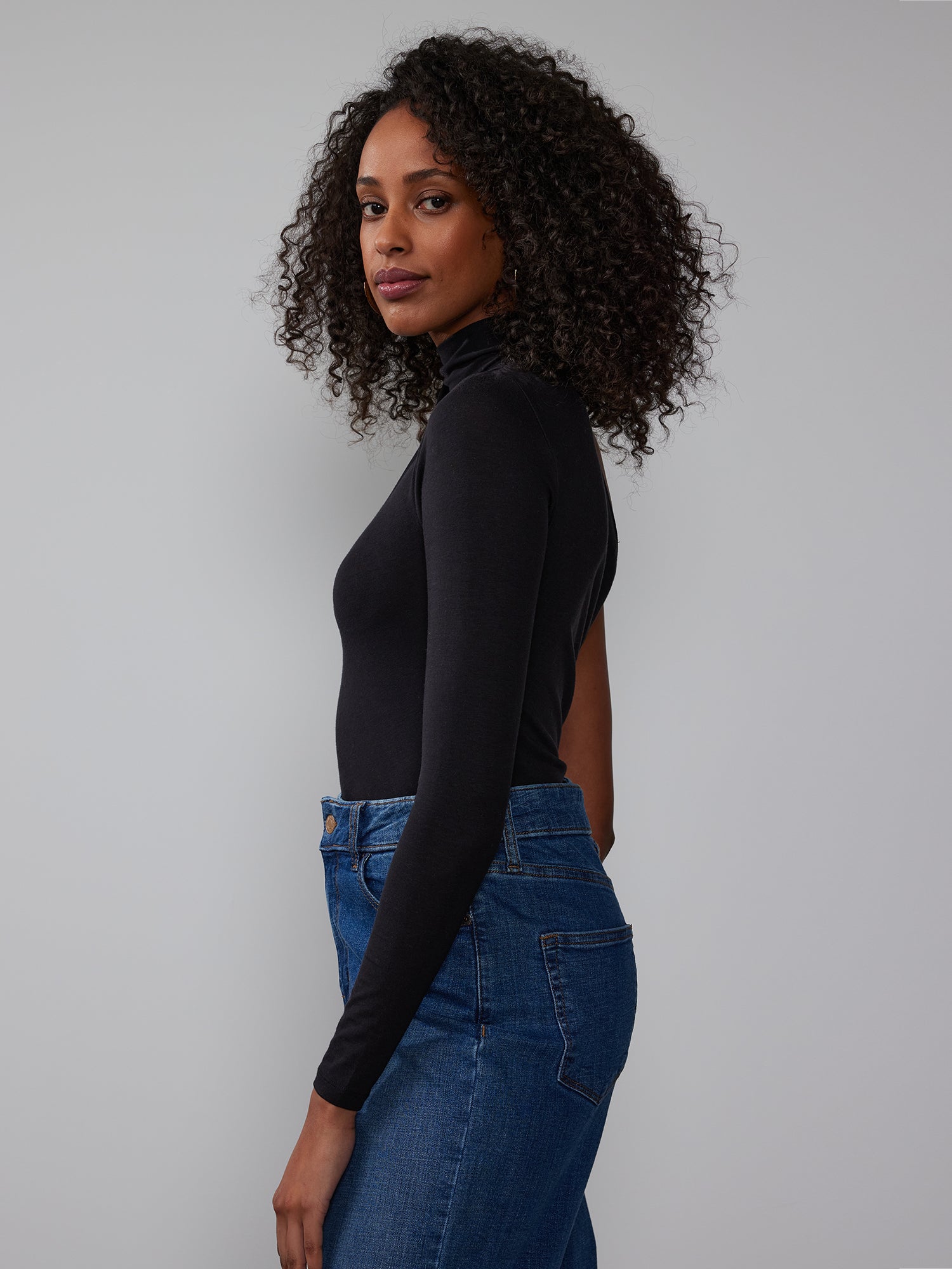 トップス Sloping Neck Shoulder Shape Top Suzy D Audrey Cowl Neck Top – Evelyn & Arthur