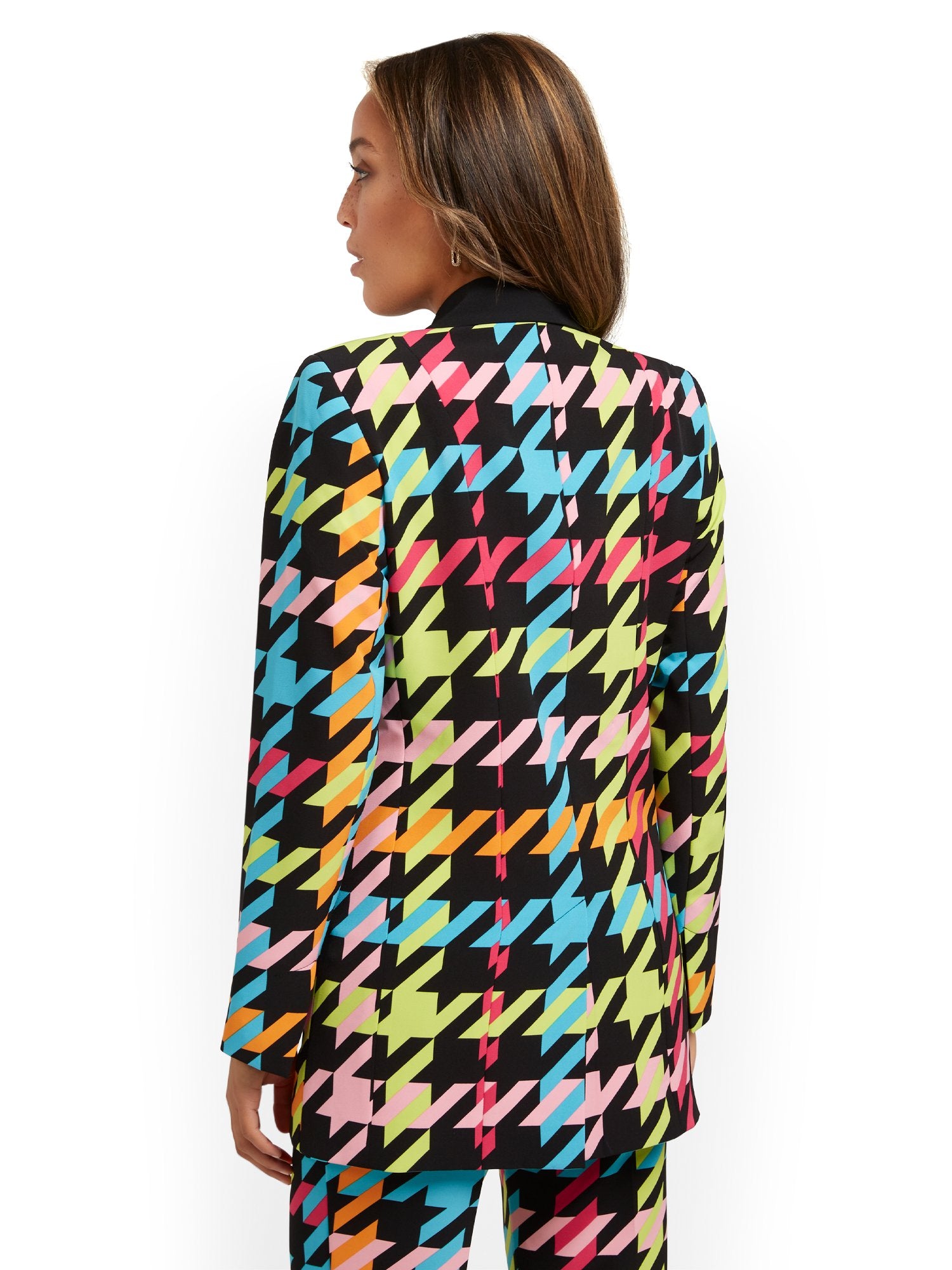 Houndstooth Double-Breasted Jacket – New York & Company