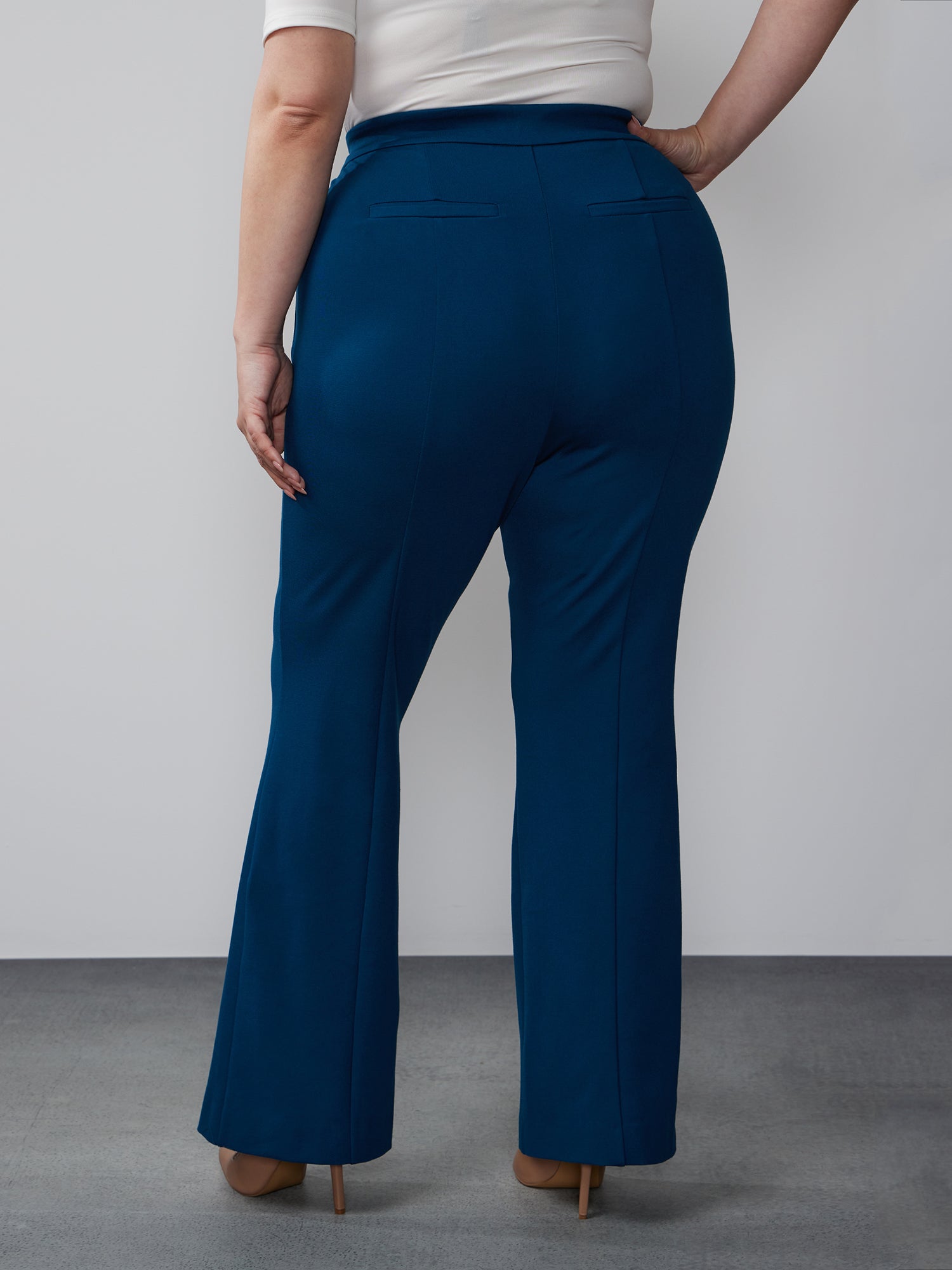 Plus High Rise Bootcut Ponte Pant – New York & Company