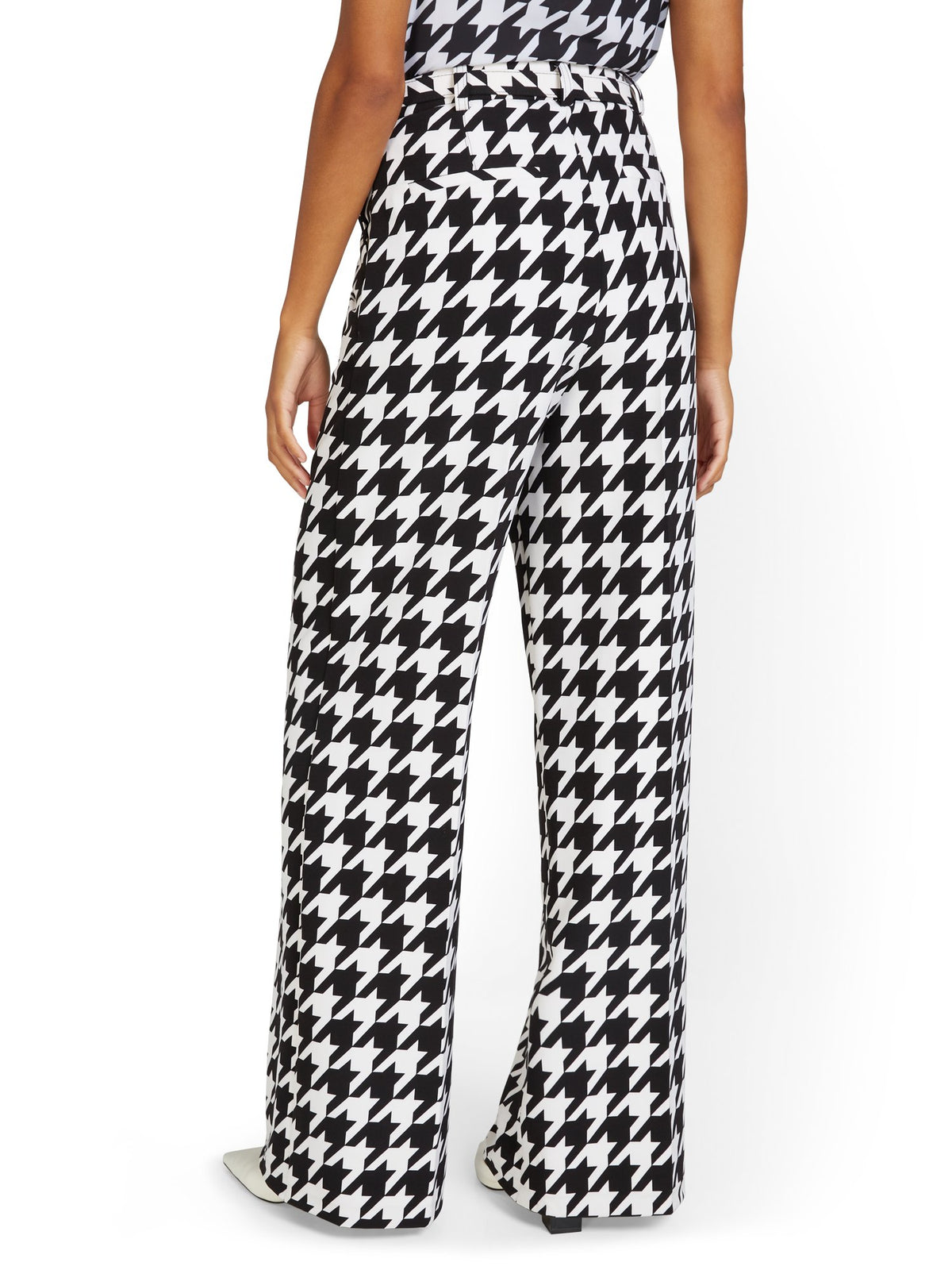 Houndstooth Wide-Leg Pant – New York & Company