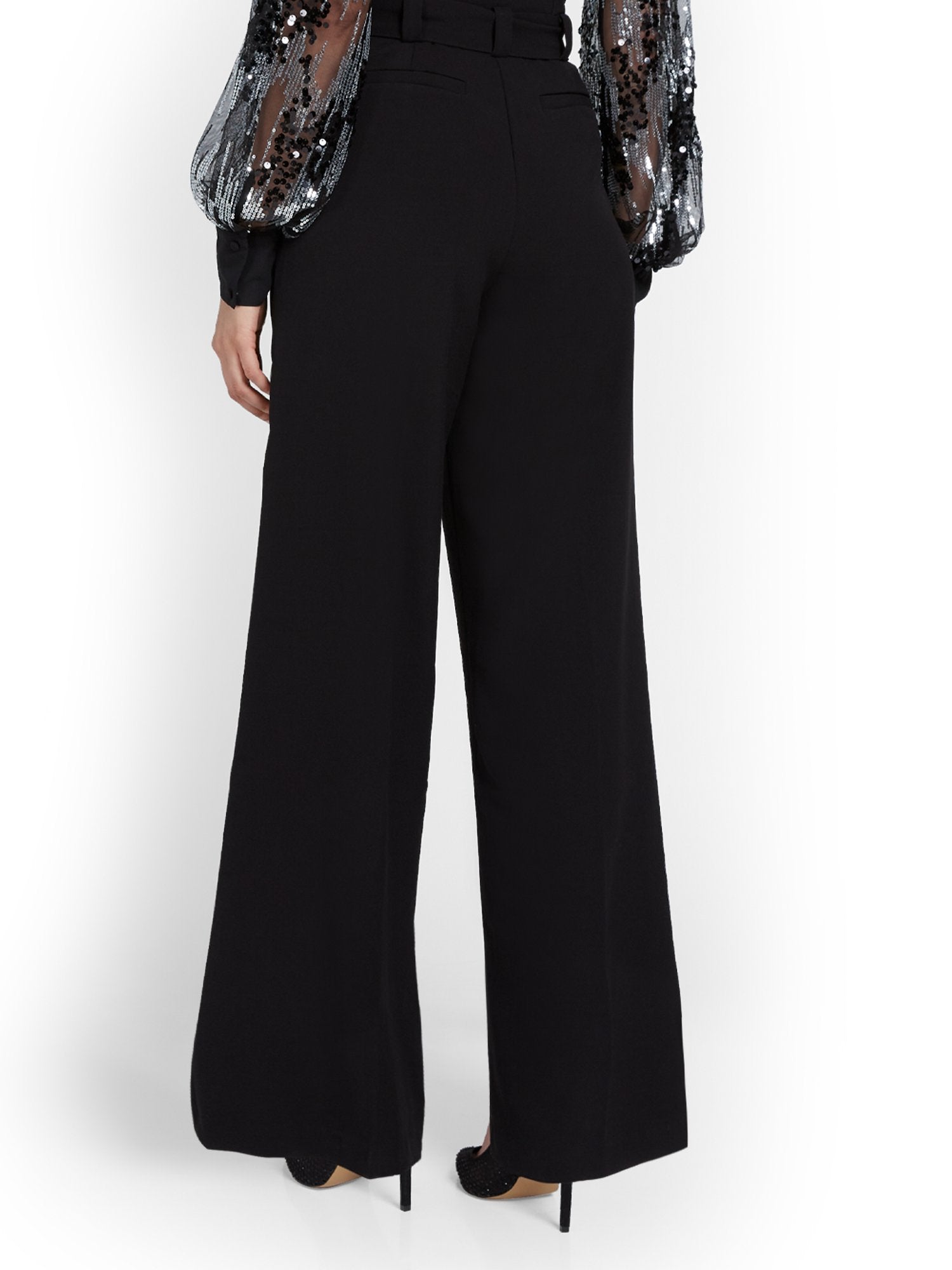 High-Waisted Wide-Leg Suspender Pant – New York Company