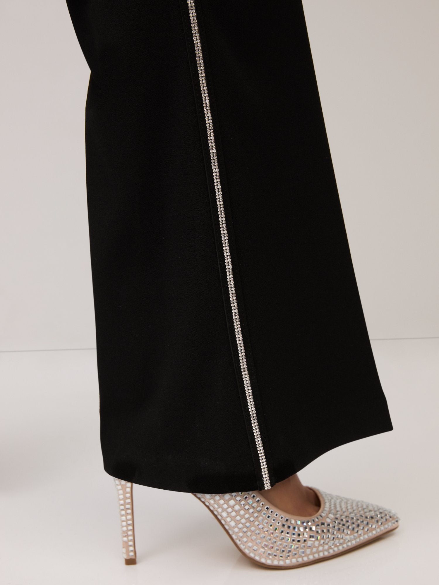 Rhinestone-Stripe Bootcut Pant – New York & Company