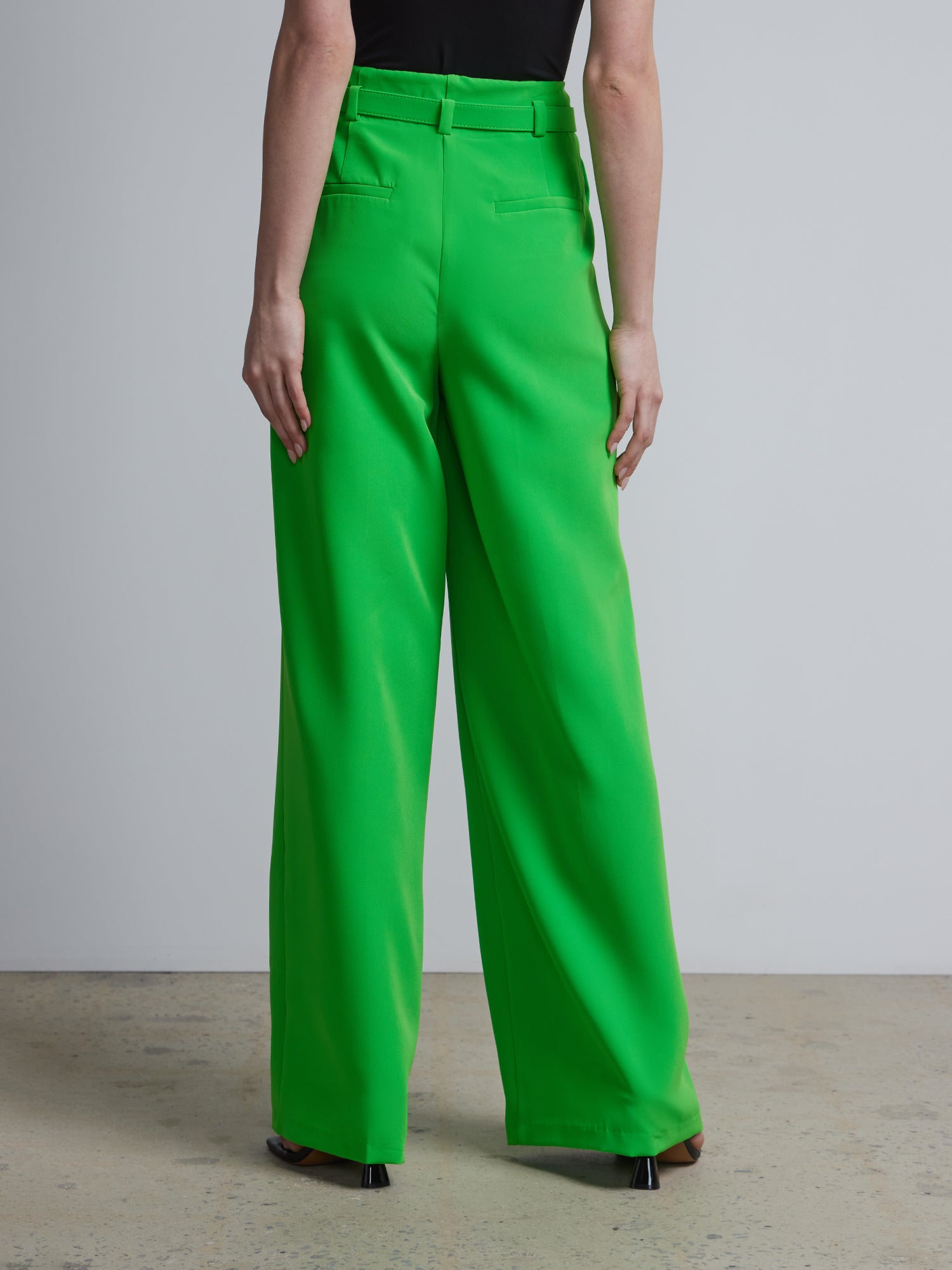 High-Waisted Belted Wide-Leg Pant  New York & Company