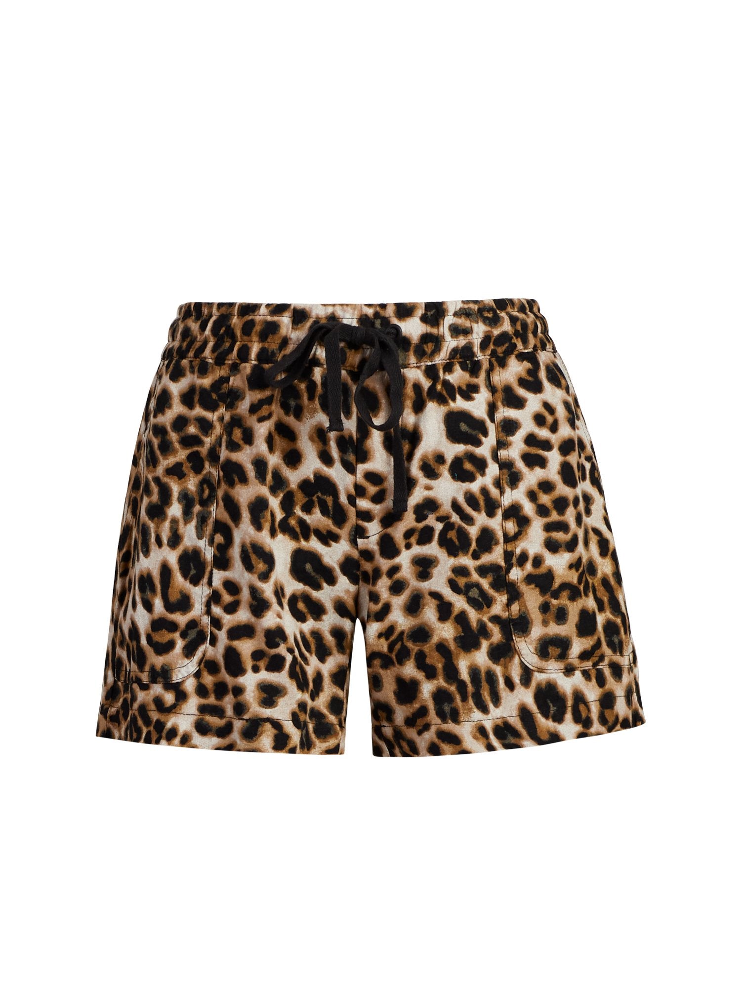 Leopard-Print Drawstring Short – New York & Company