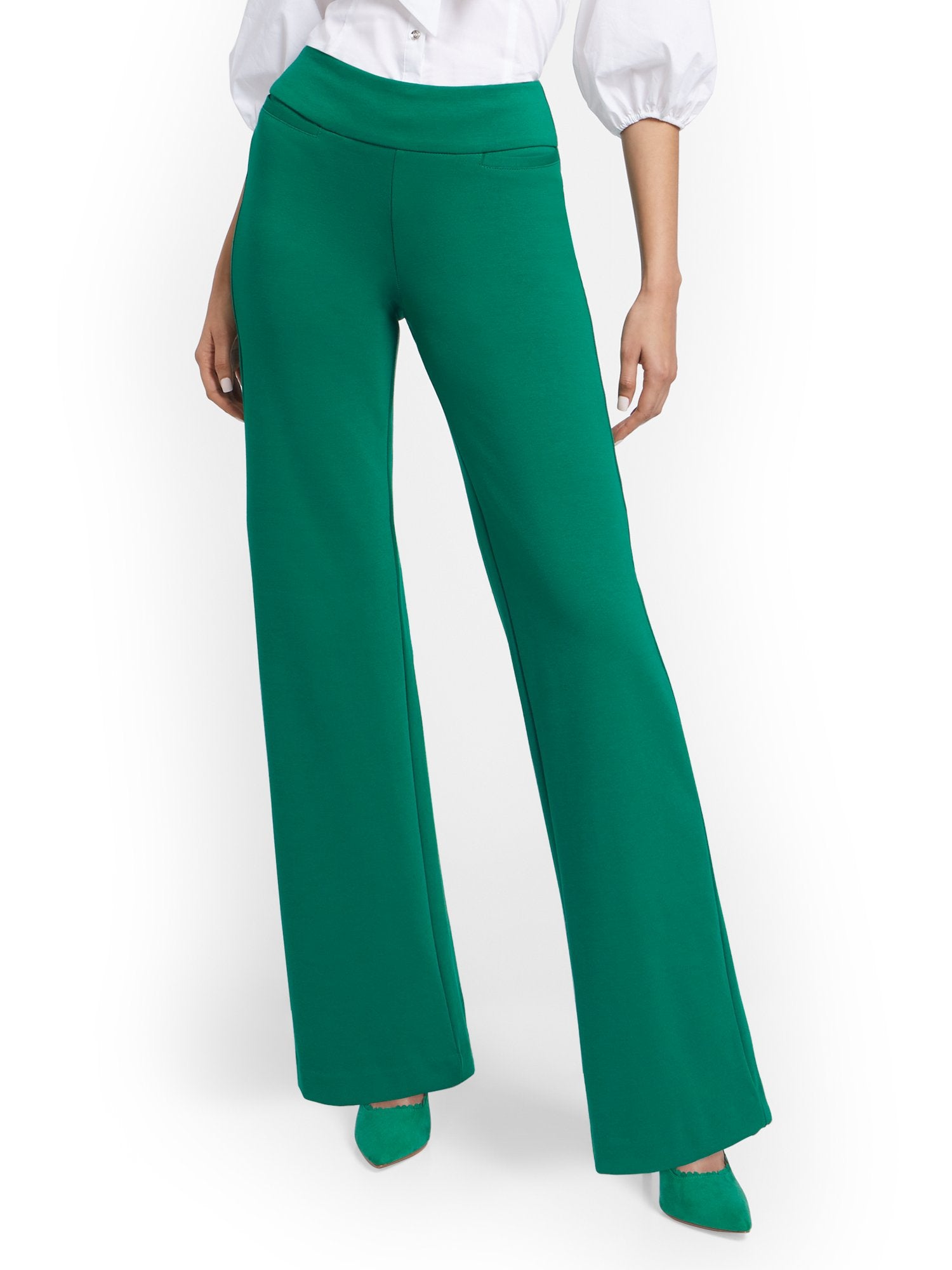 Pull-On Wide-Leg Pant Pull-On Wide-Leg Pant