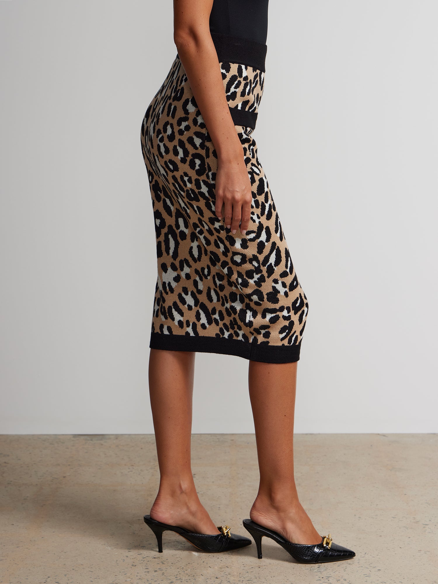 Leopard Print Pencil Skirt – New York Company
