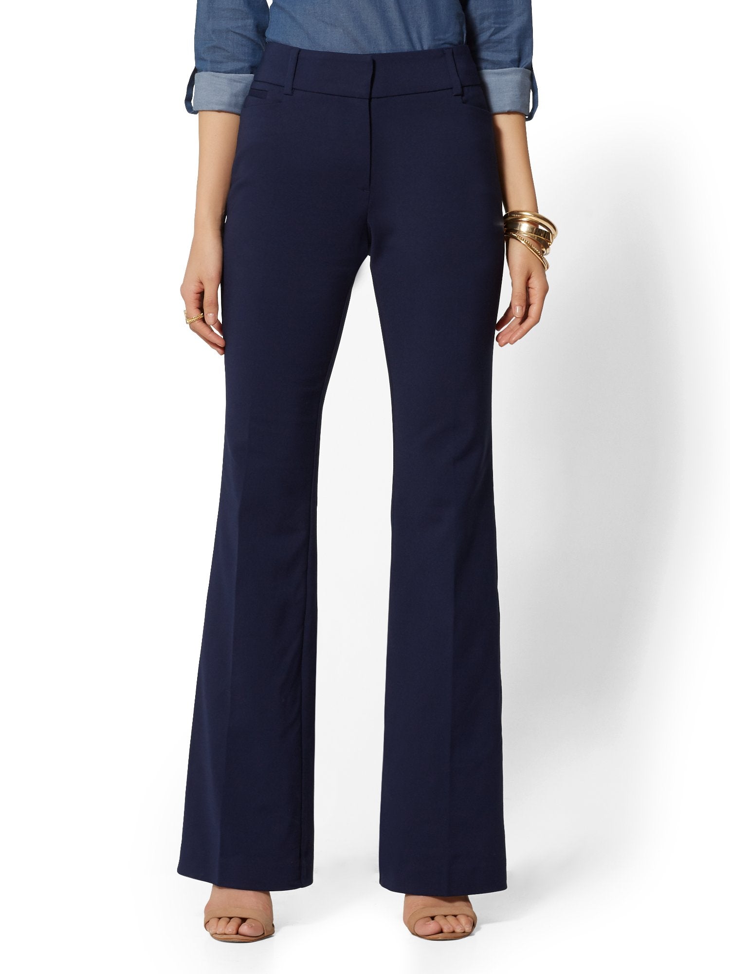 Mid-Rise Bootcut Pant - All-Season Stretch - 7th Avenue New York & Company Mid-Rise Bootcut Pant - All-Season Stretch - 7th Avenue New York & Company