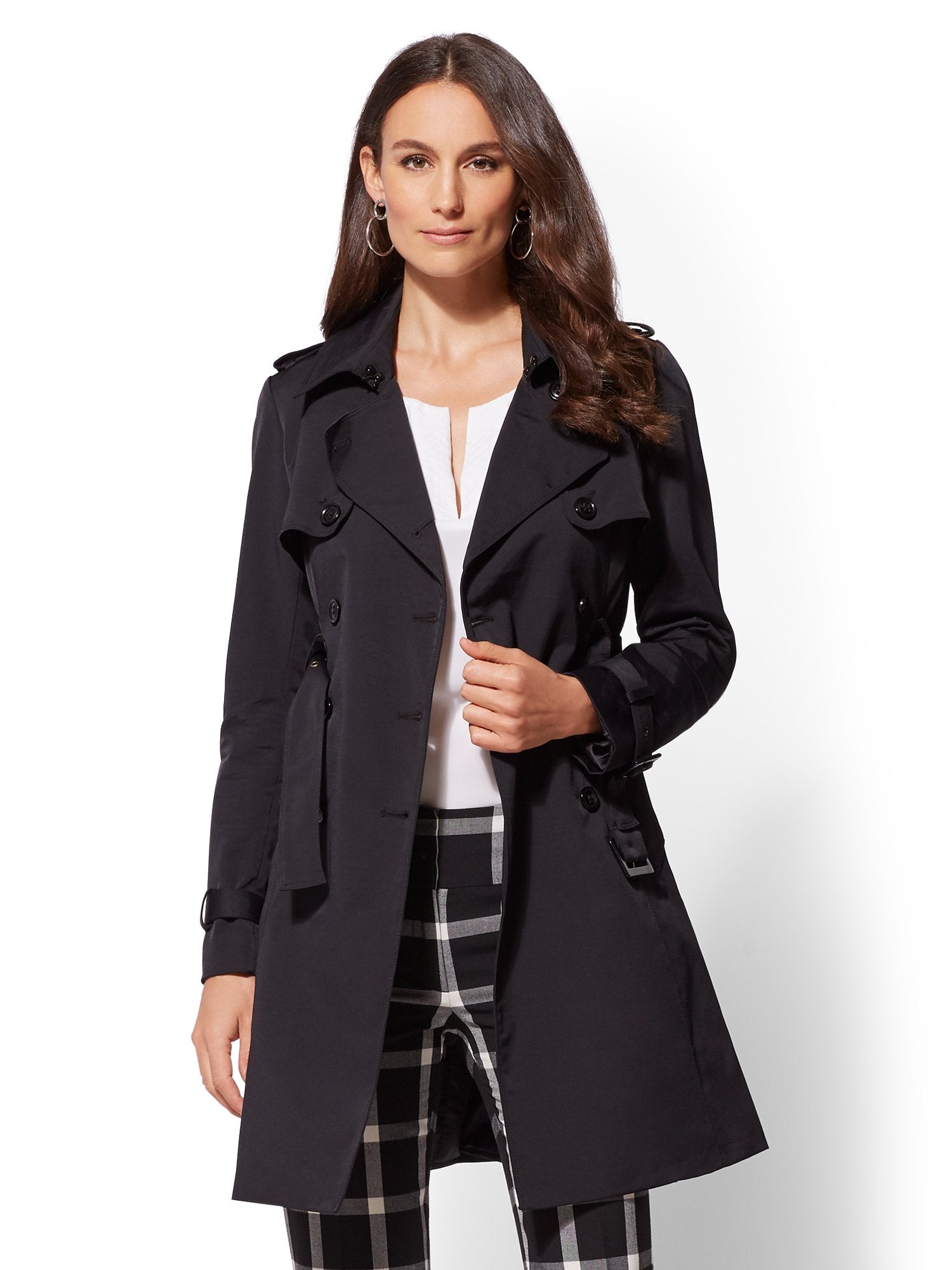 Belted Trenchcoat - 7th Avenue – New York & Company