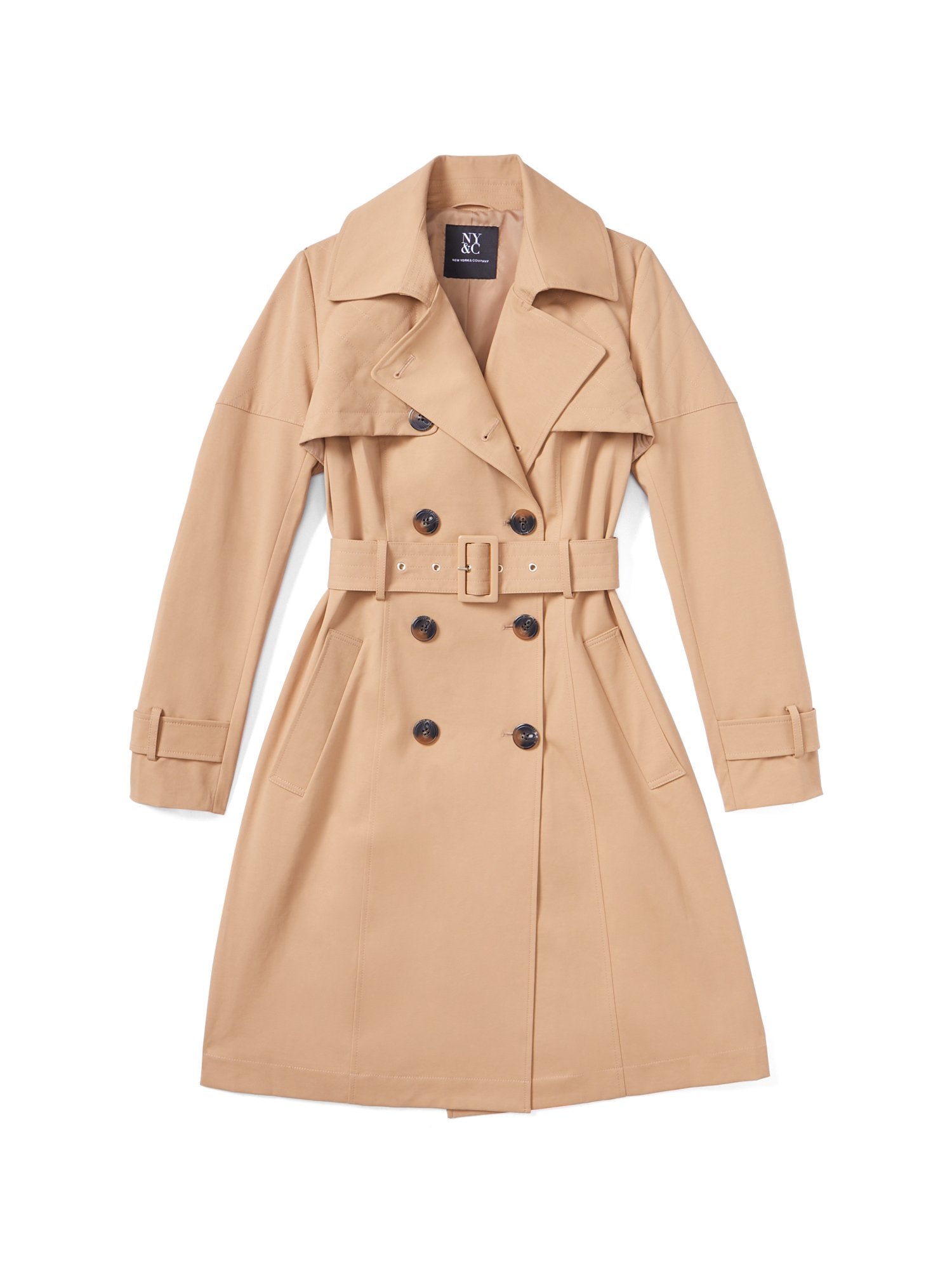 Quilted Belted Trenchcoat - City Trench Collection – New York