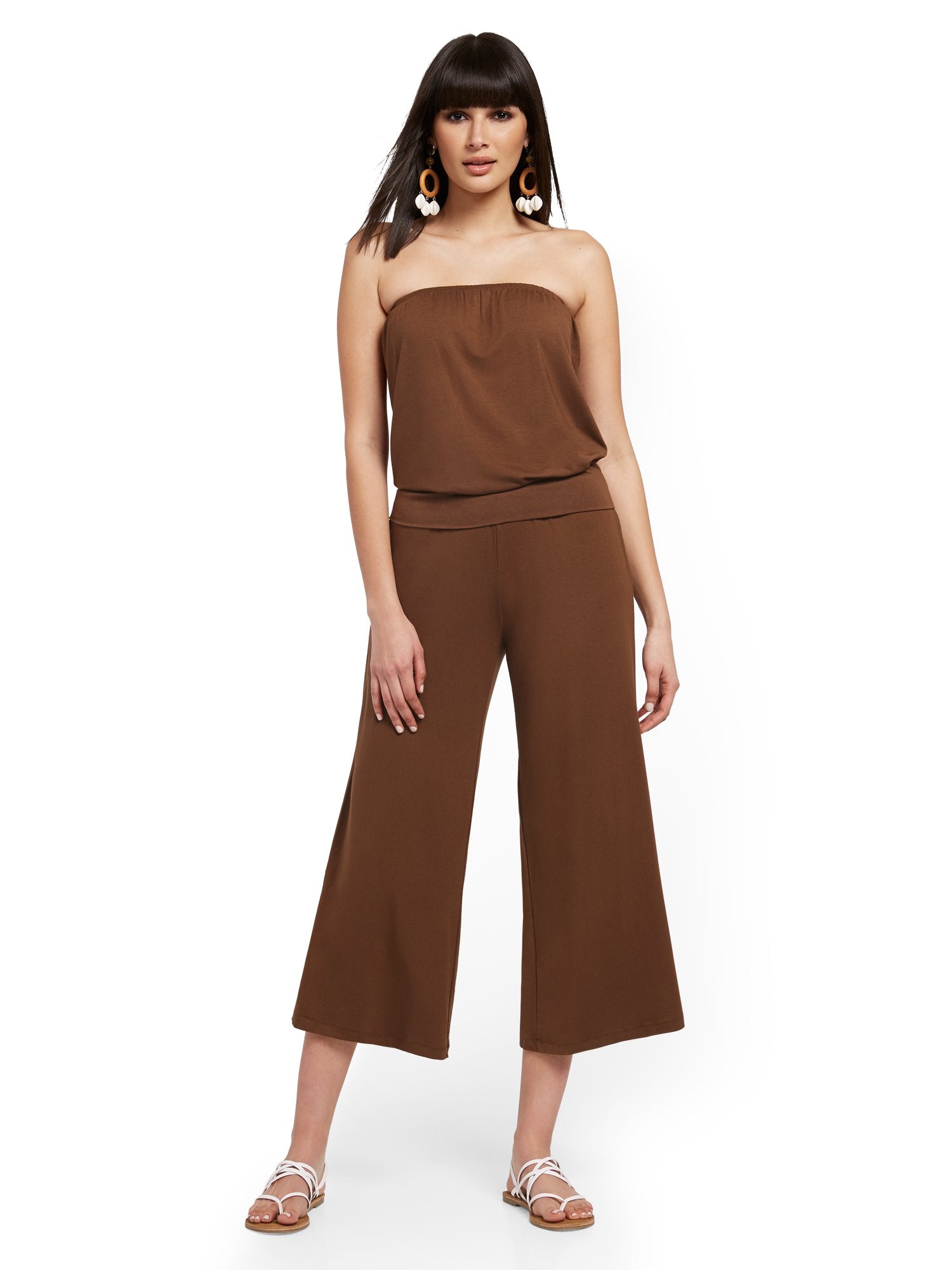 Capri Wide-Leg Pant - NY&C Style System New York & Company Capri Wide-Leg Pant - NY&C Style System New York & Company