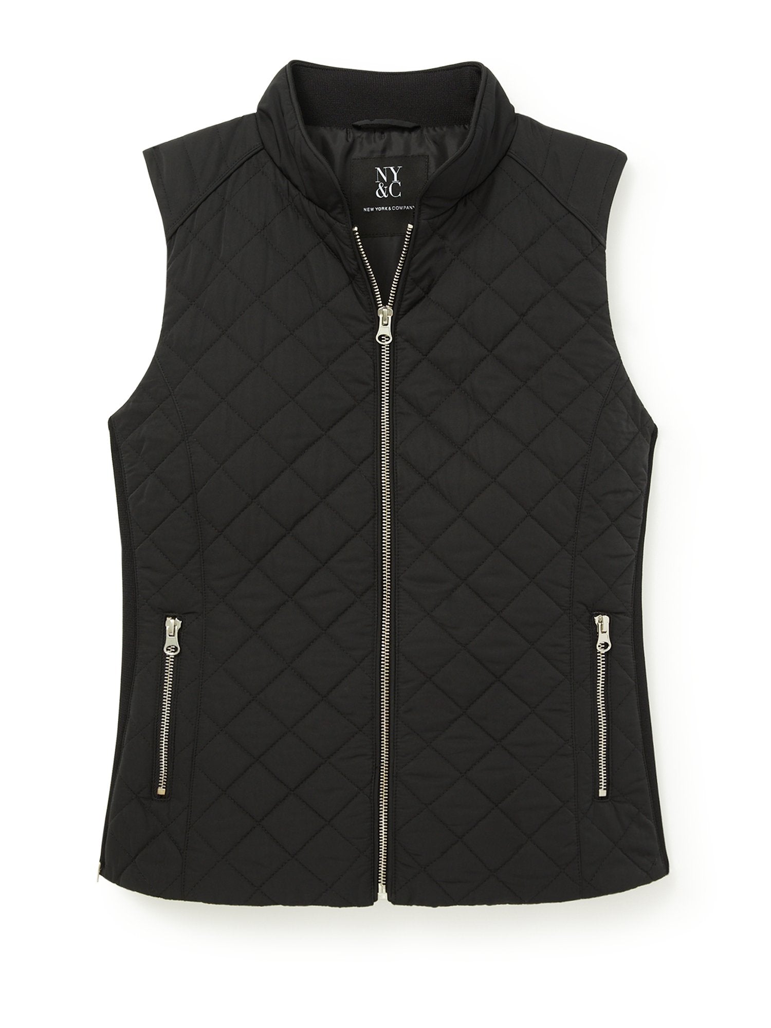 Zip-Front Quilted Vest – New York & Company