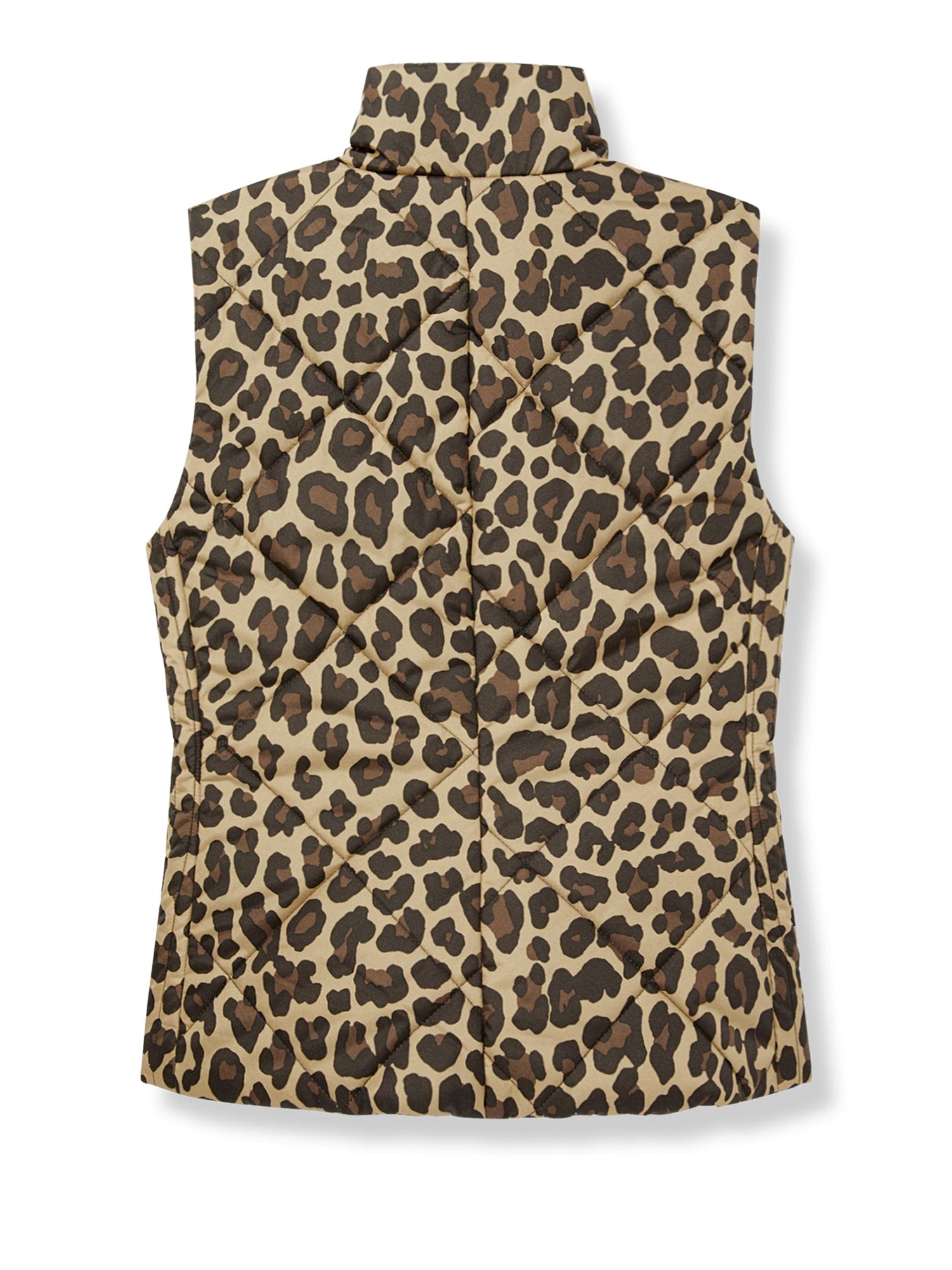 Leopard-Print Puffer Vest – New York & Company