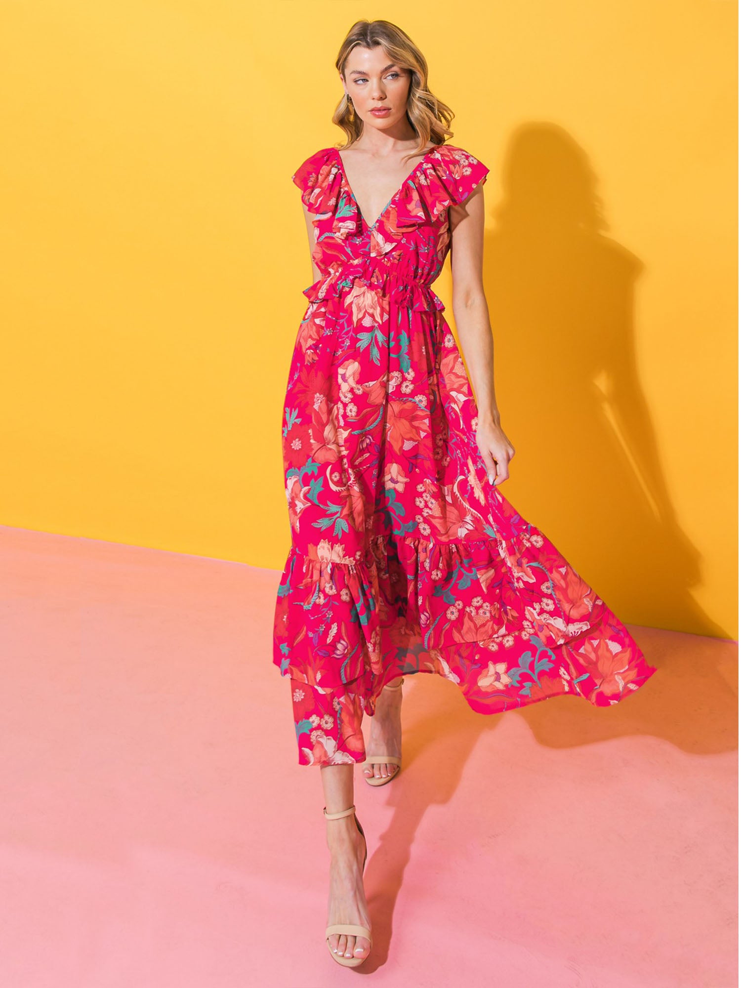Love The Feeling Floral Maxi Dress