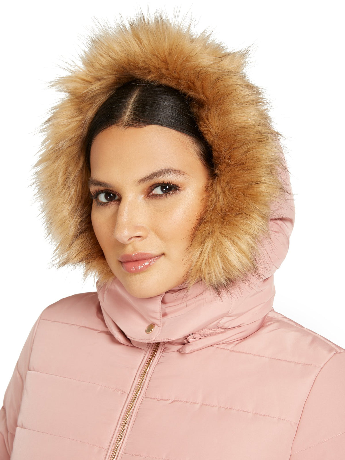 Belted & Hooded Puffer Jacket – New York & Company