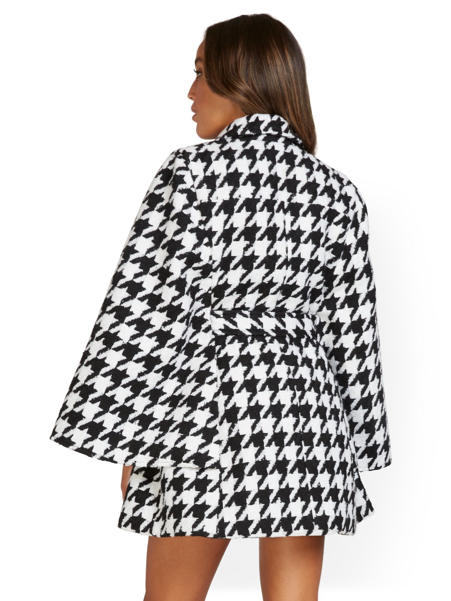 クラネ新品♡MIX HOUNDSTOOTH CAPE COAT CLANE（クラネ）の「MIX HOUNDSTOOTH CAPE COAT（チェスターコート