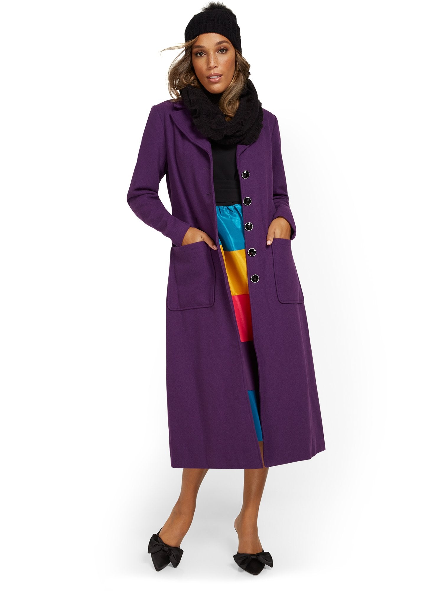 Wool Longline Coat – New York & Company