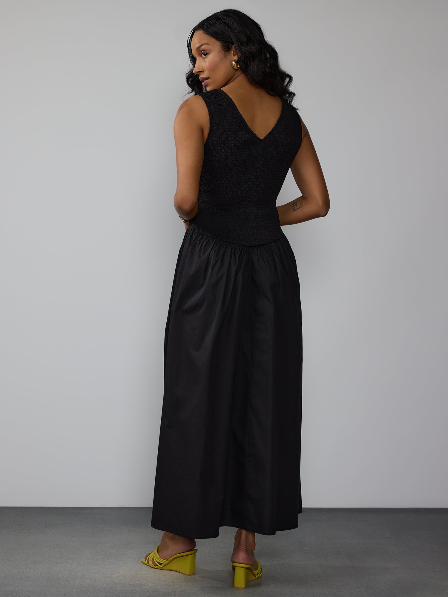 Drop Waist Corset Style Maxi Dress New York & Company Drop Waist Corset Style Maxi Dress New York & Company
