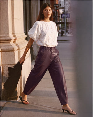 ny & co dress pants New York and Company 8 A removable waist tie allows for styling versatility U.S. Coast Guard Navy Blue