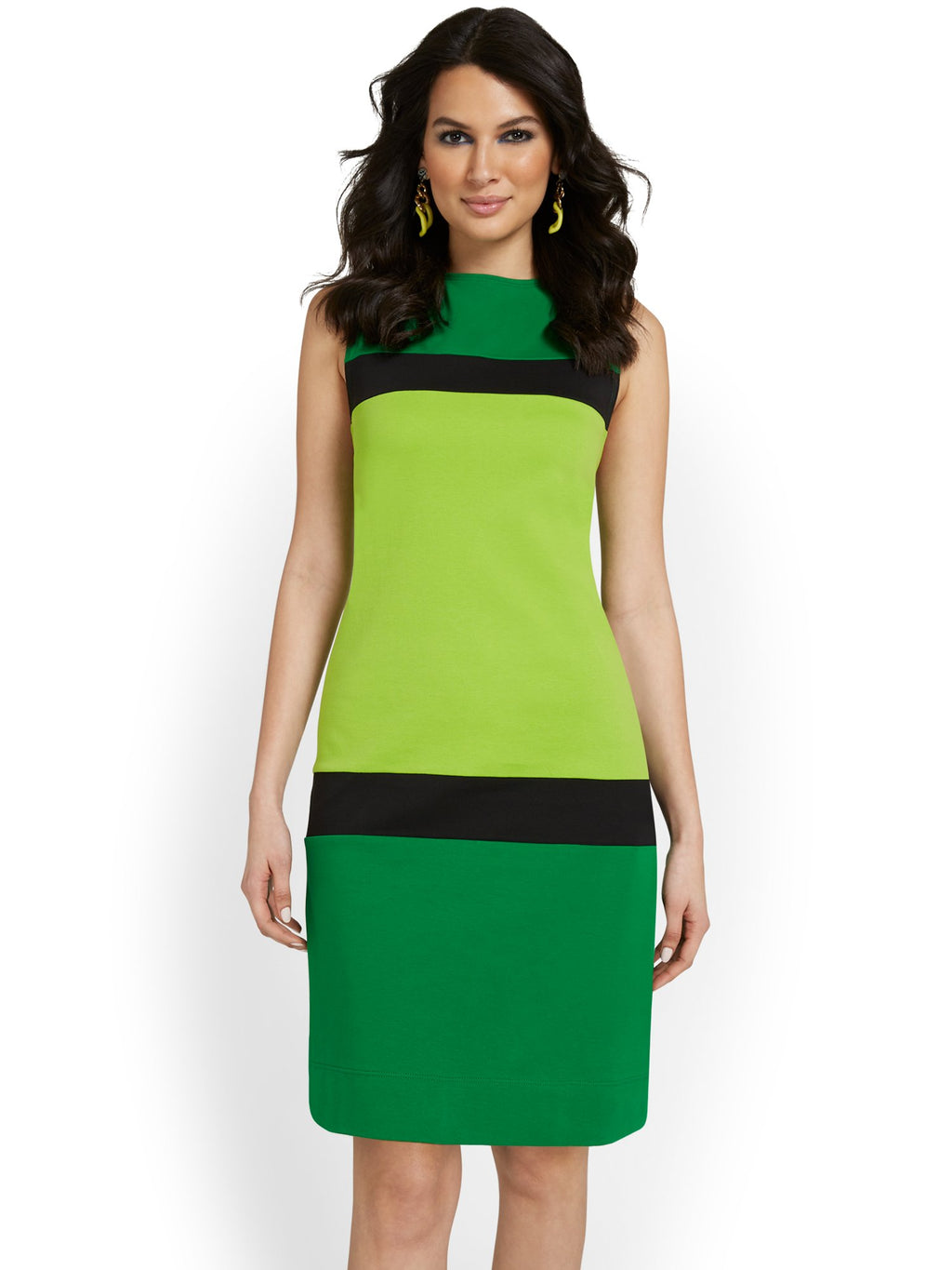 Colorblock Shift Dress